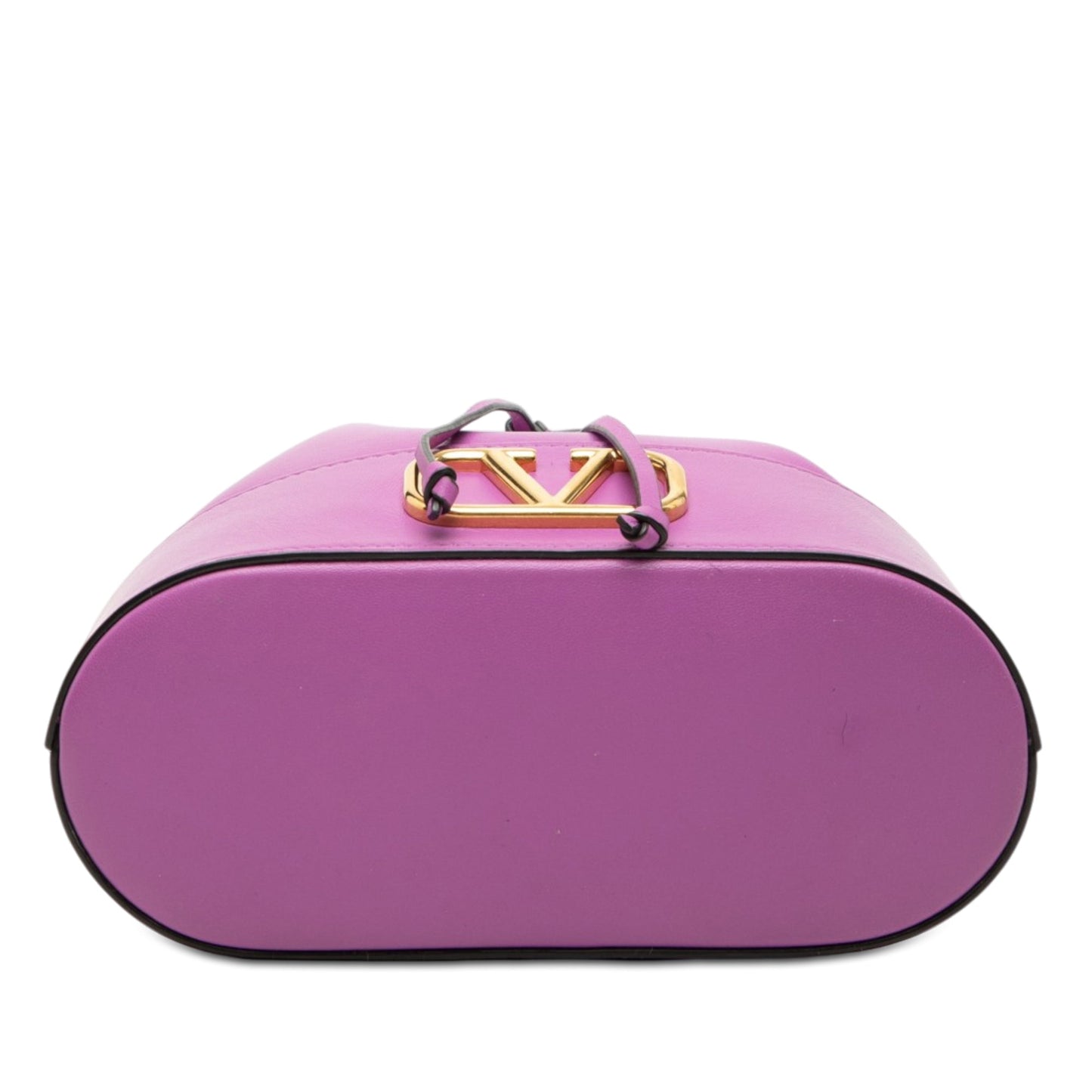 Valentino Mini Nappa VLogo Signature Chain Bucket Bag