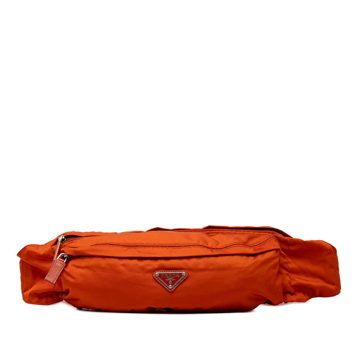 Prada Tessuto Belt Bag — Orange