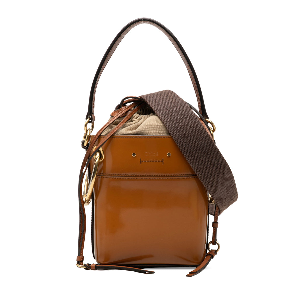 Chloé Mini Patent Roy Bucket Bag