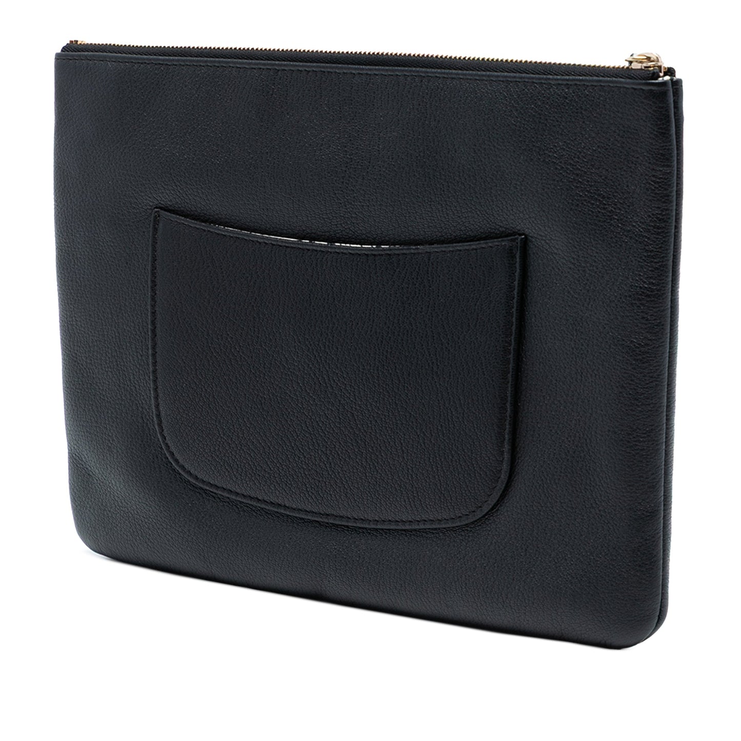 Chanel Medium Caviar Lucky Clover O Case Clutch