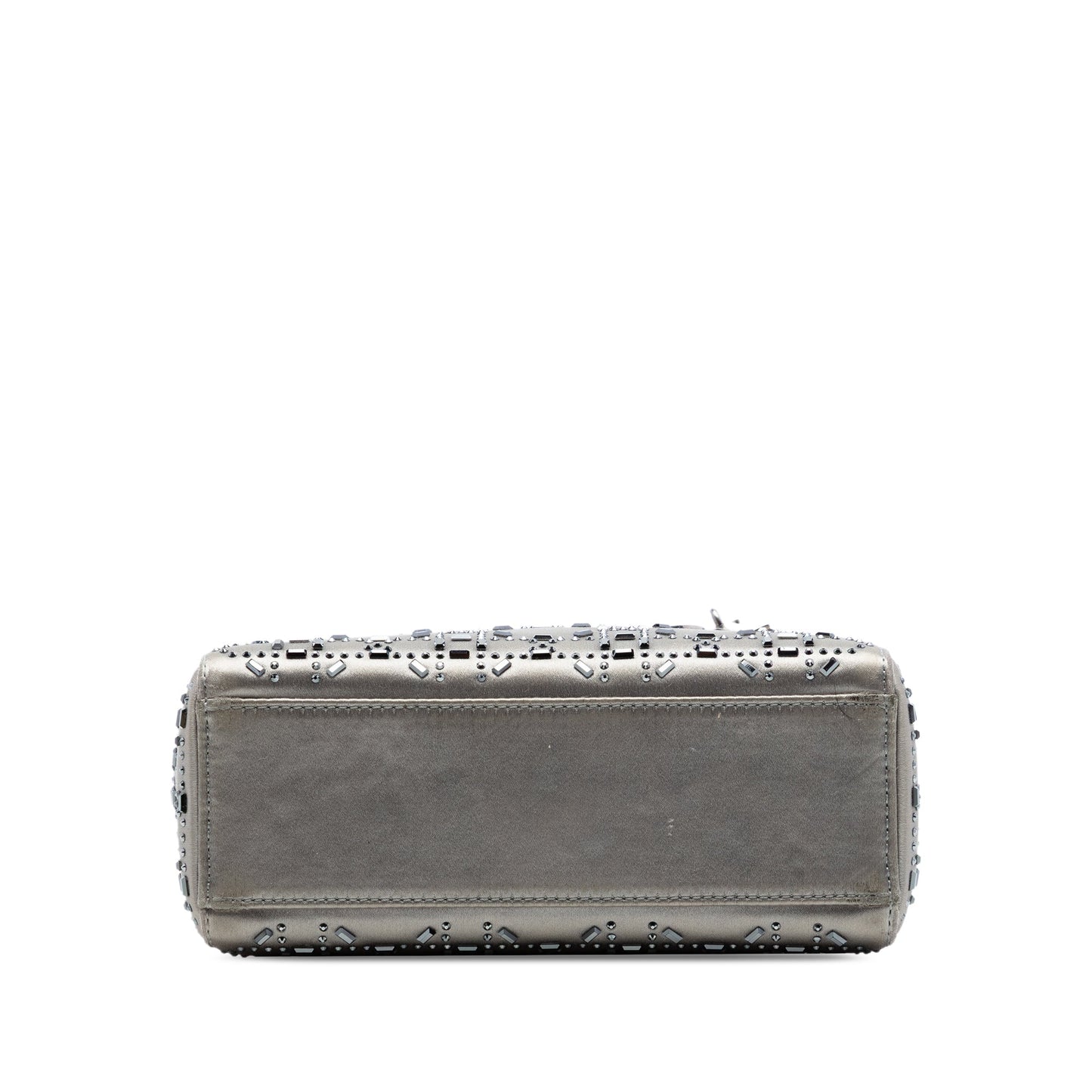 Dior Mini Satin Cannage Crystal Embellished Lady Dior