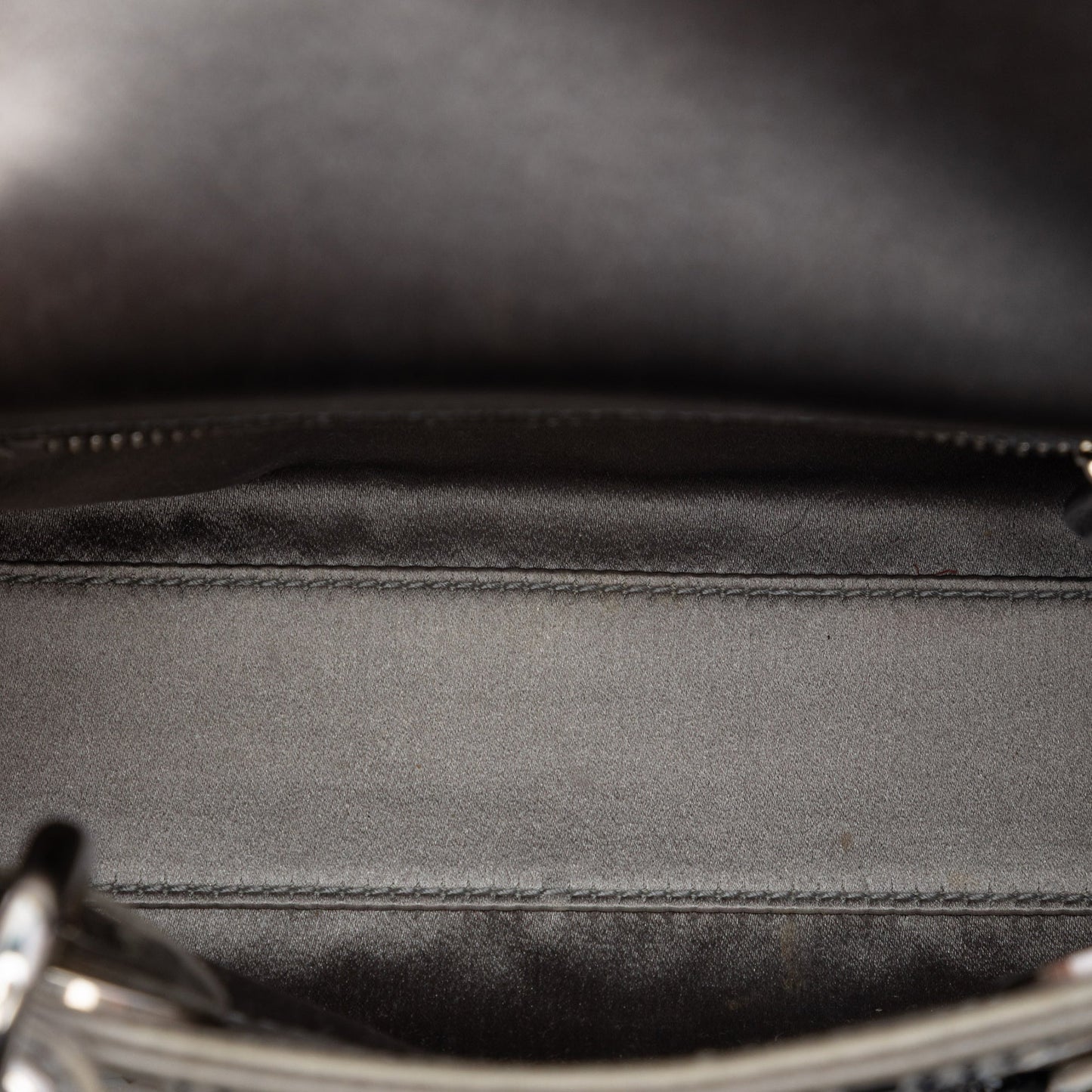 Dior Mini Satin Cannage Crystal Embellished Lady Dior