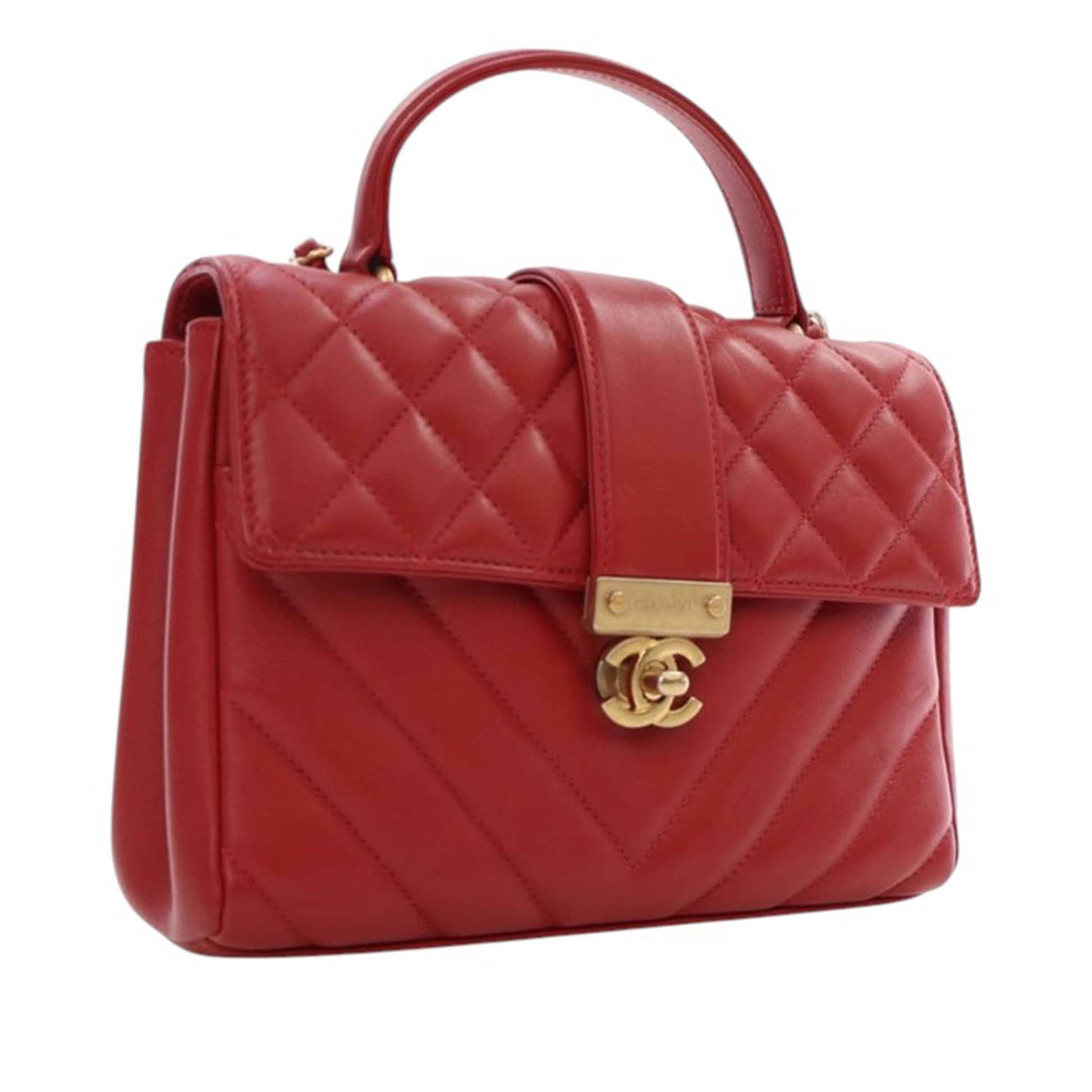 Chanel Small Mixed Quilt Calfskin In The City Top Handle Bag