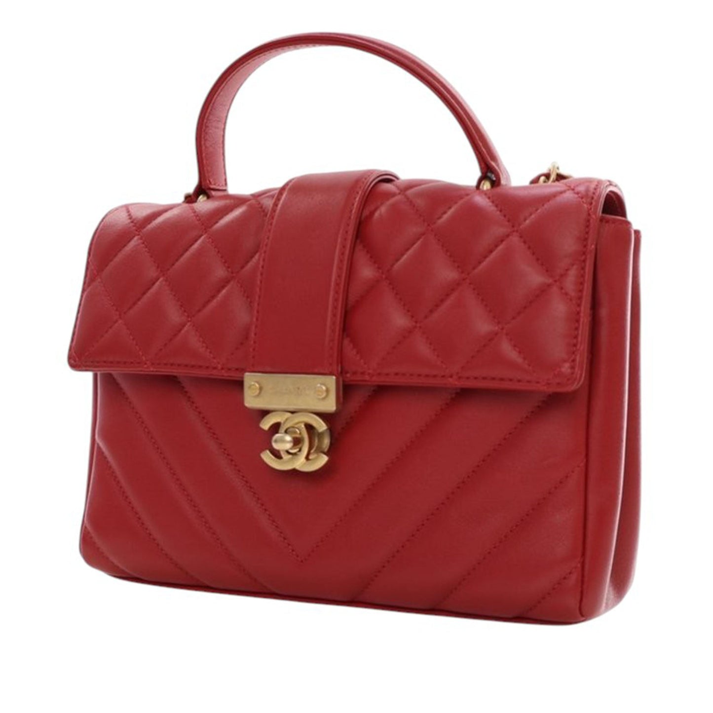 Chanel Small Mixed Quilt Calfskin In The City Top Handle Bag