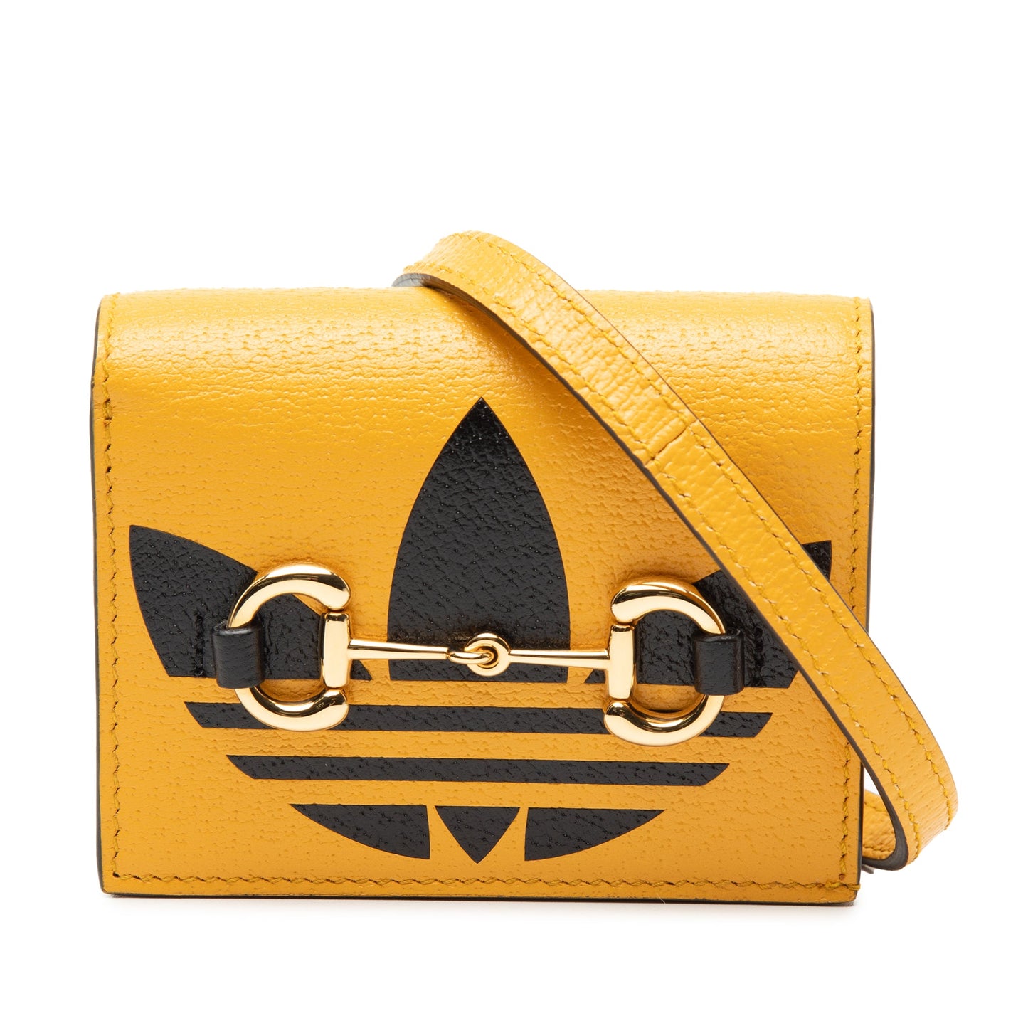 Gucci Adidas Leather Horsebit Wallet on Strap