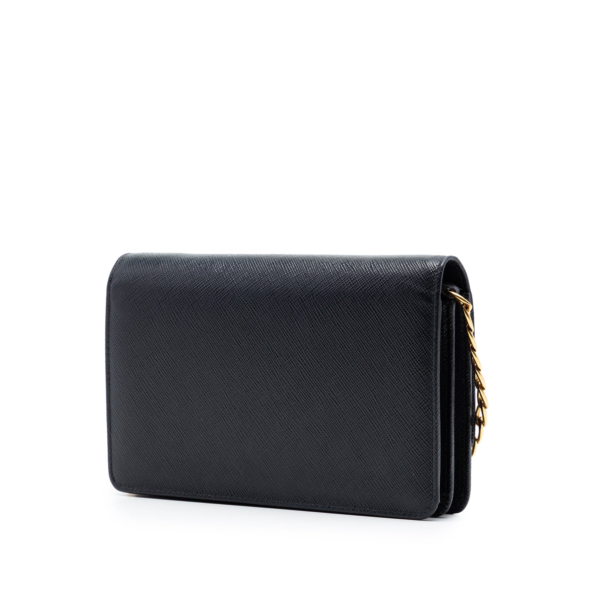 Prada Saffiano Arcade Wallet On Chain