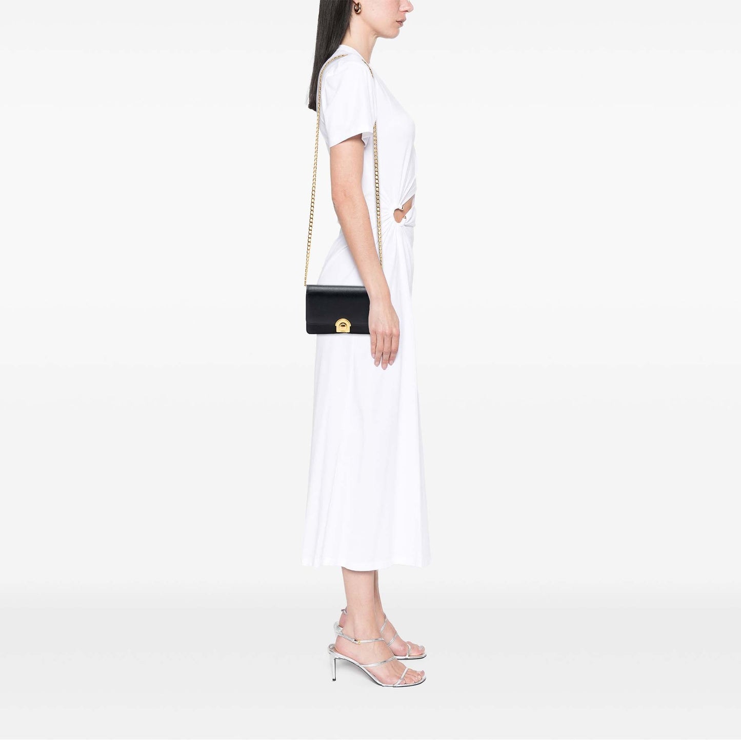 Prada Saffiano Arcade Wallet On Chain