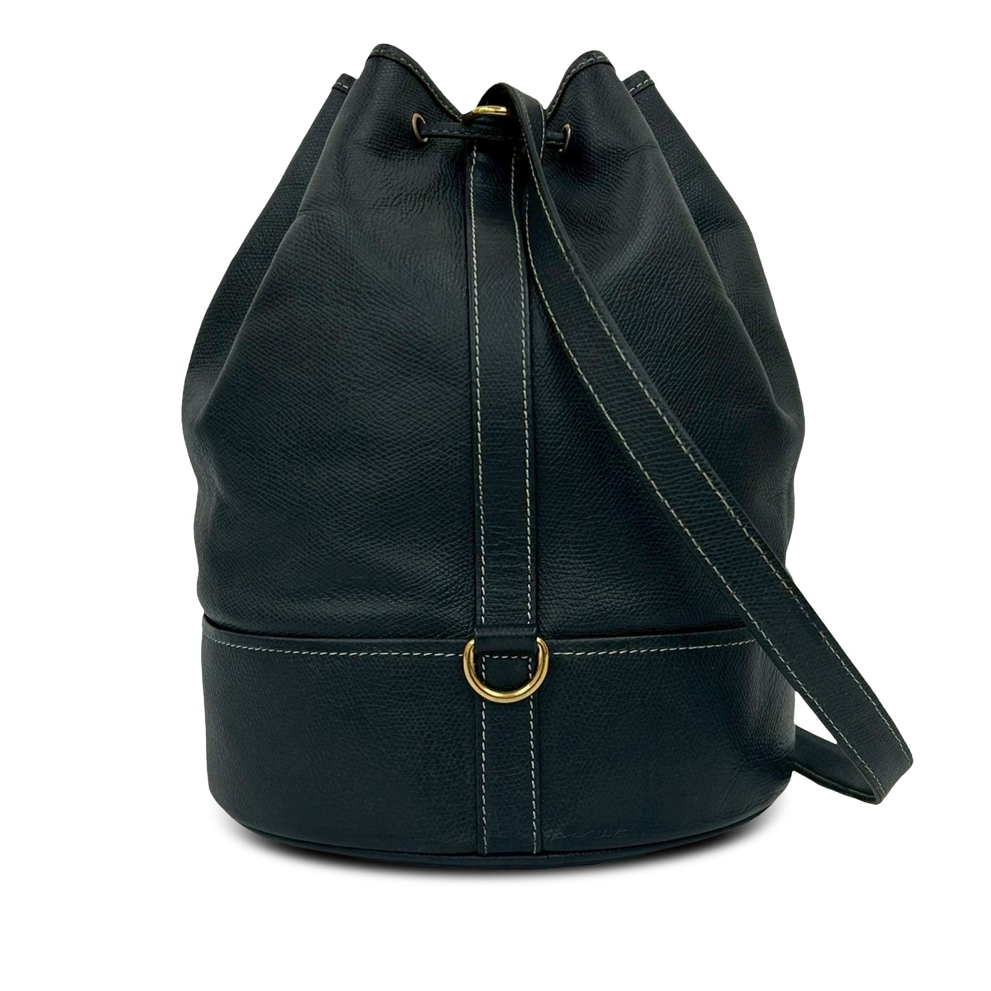 LOEWE Leather Anagram Bucket Bag