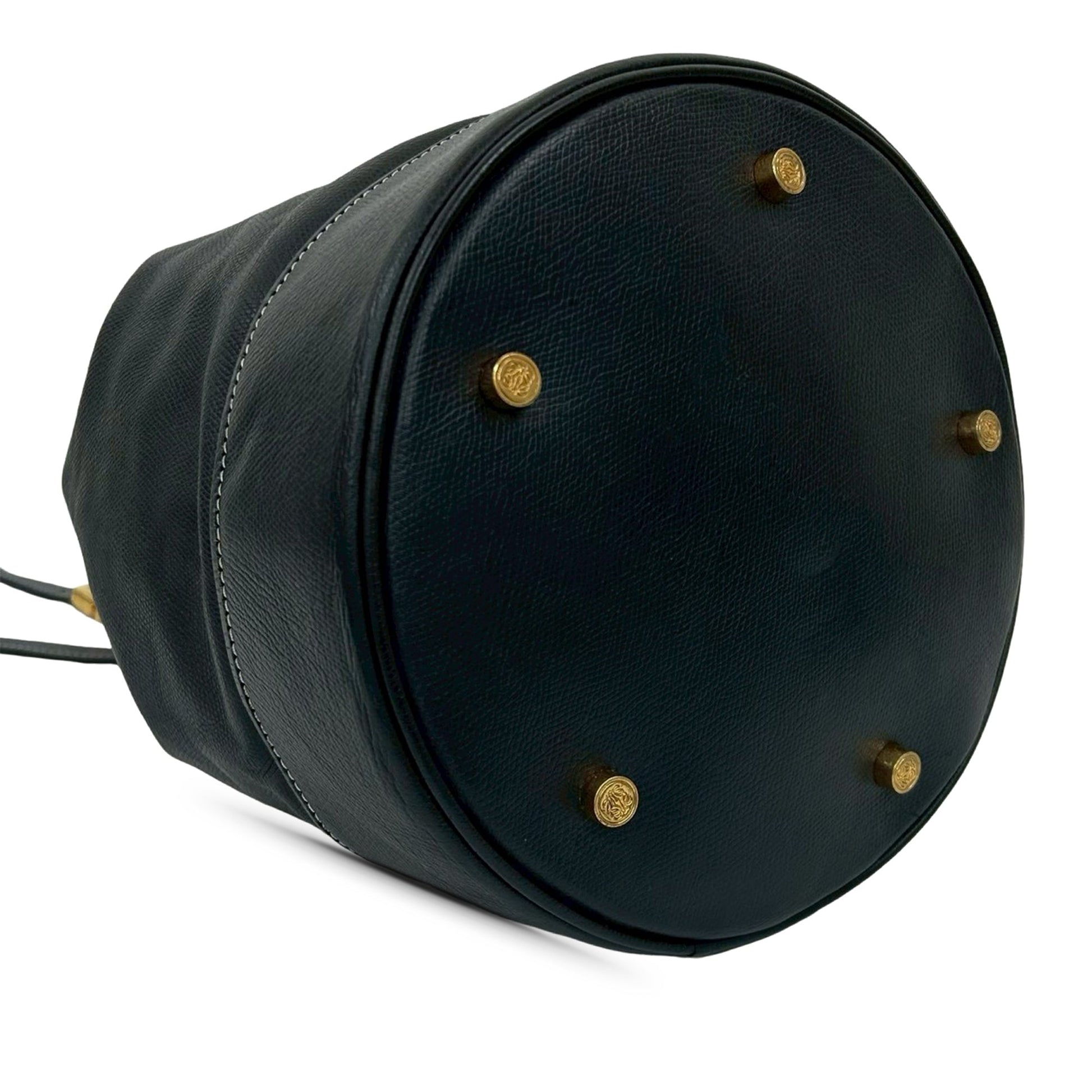 LOEWE Leather Anagram Bucket Bag