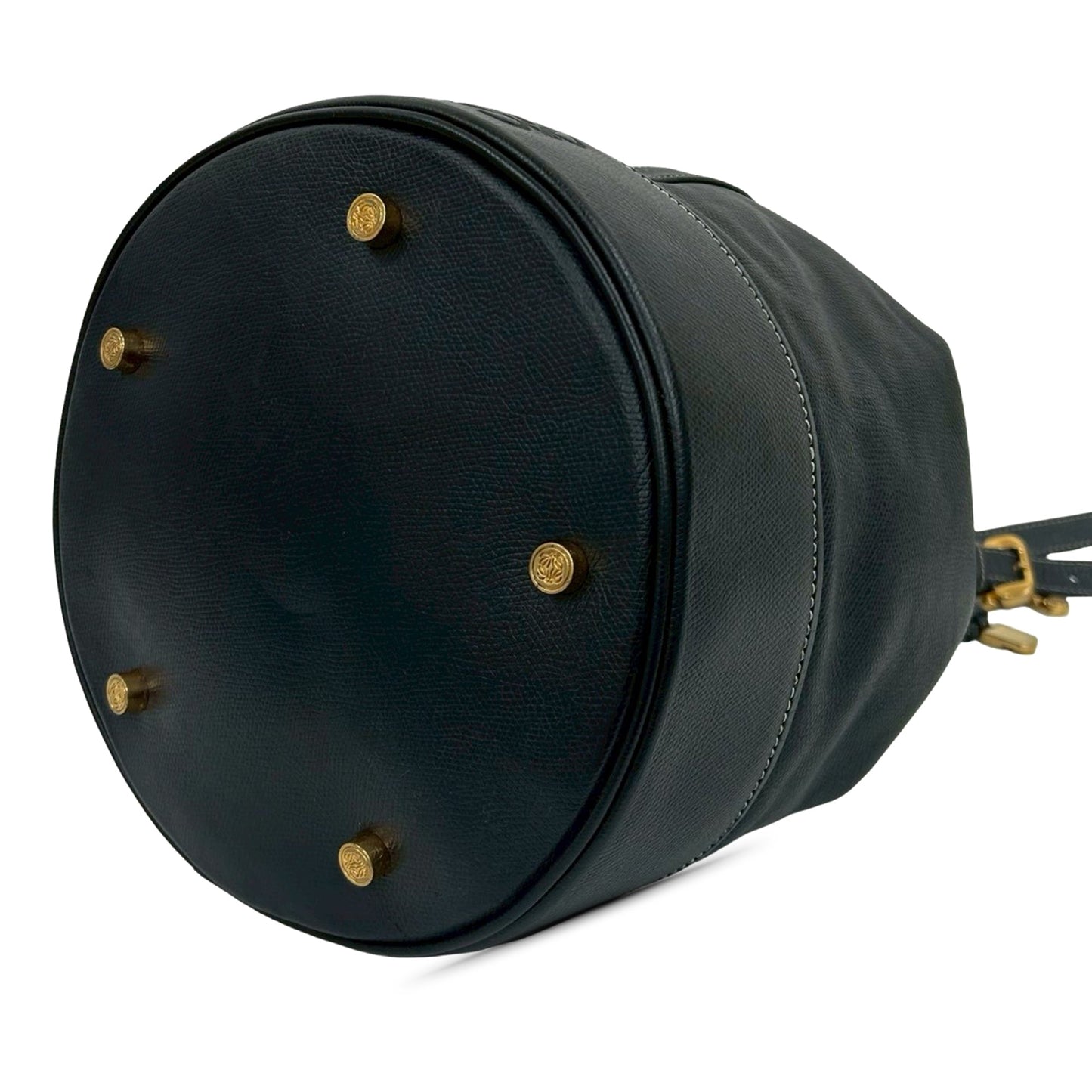 LOEWE Leather Anagram Bucket Bag