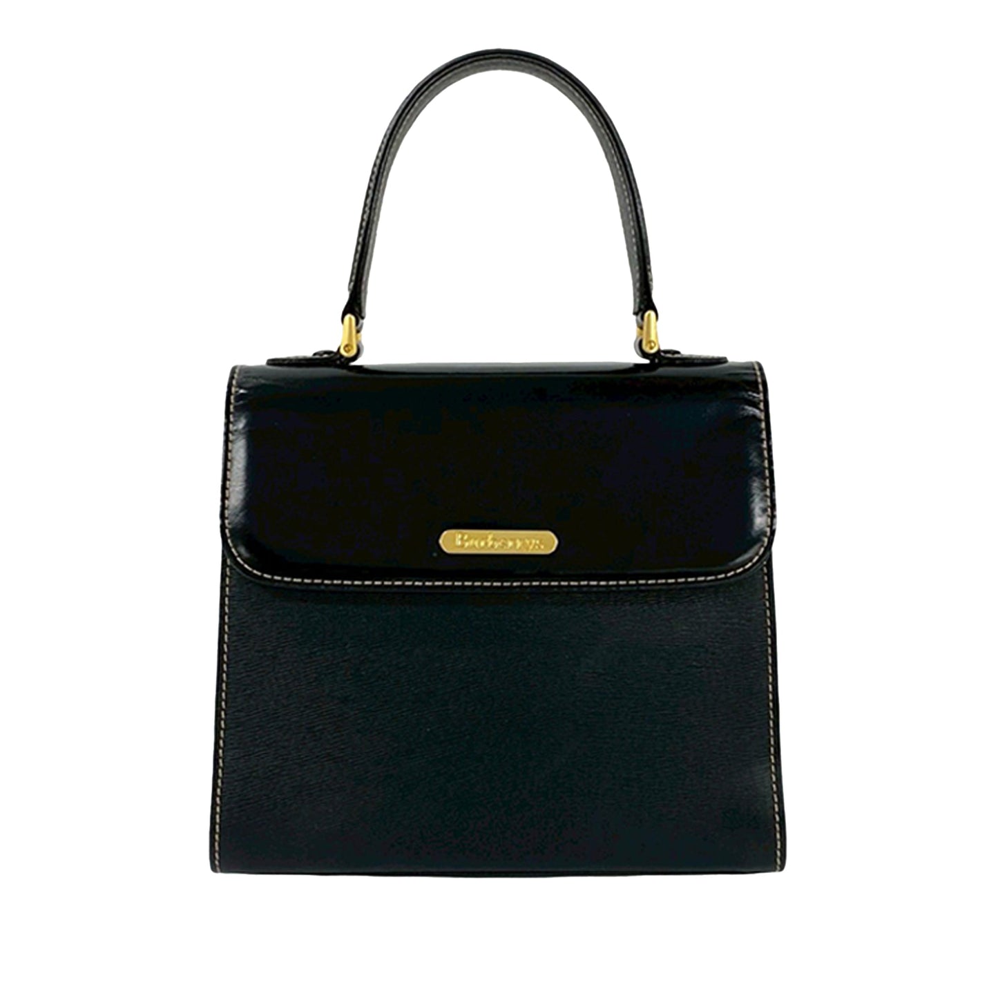 Leather Top Handle Bag
