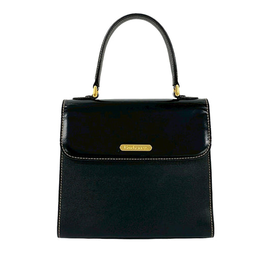 Leather Top Handle Bag