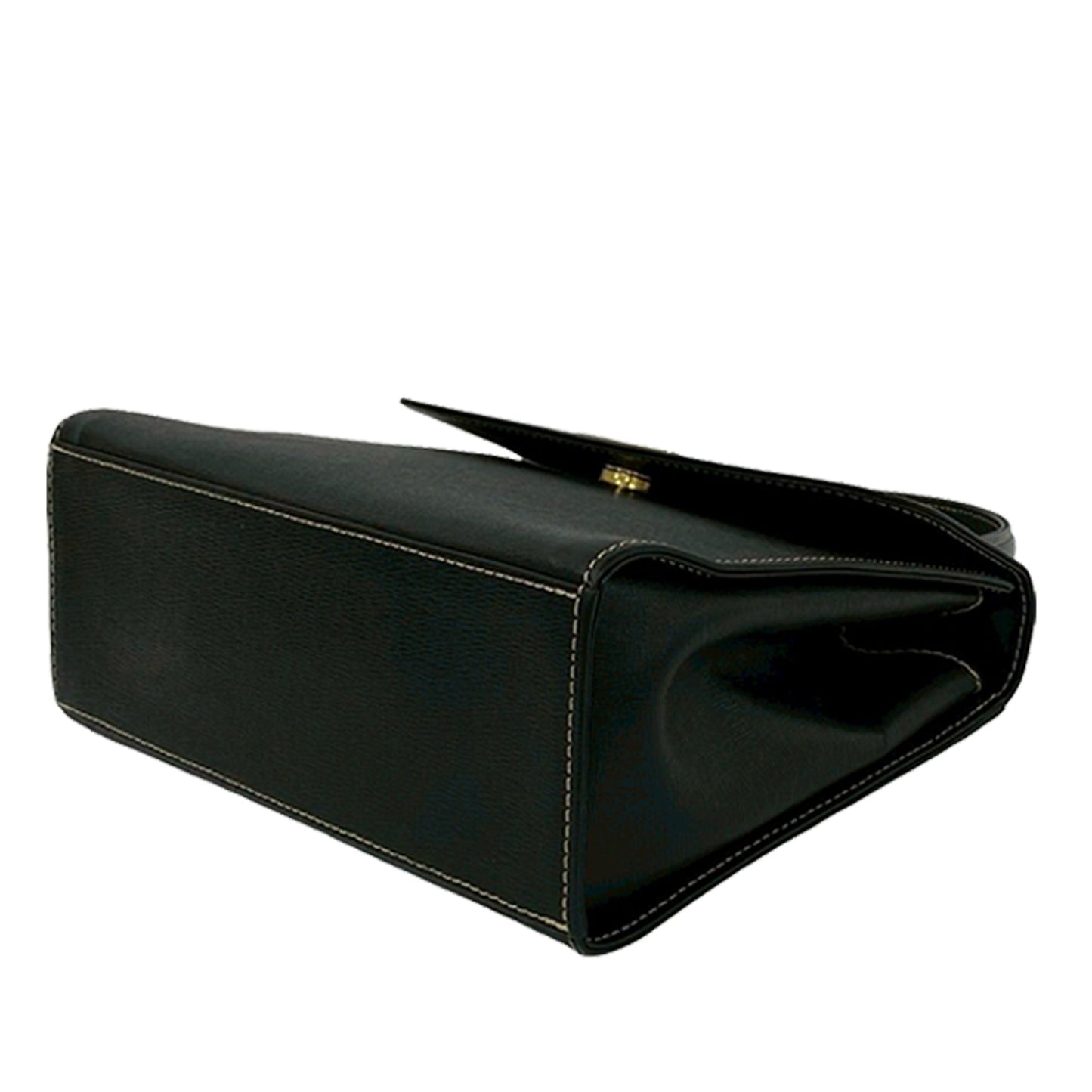 Leather Top Handle Bag