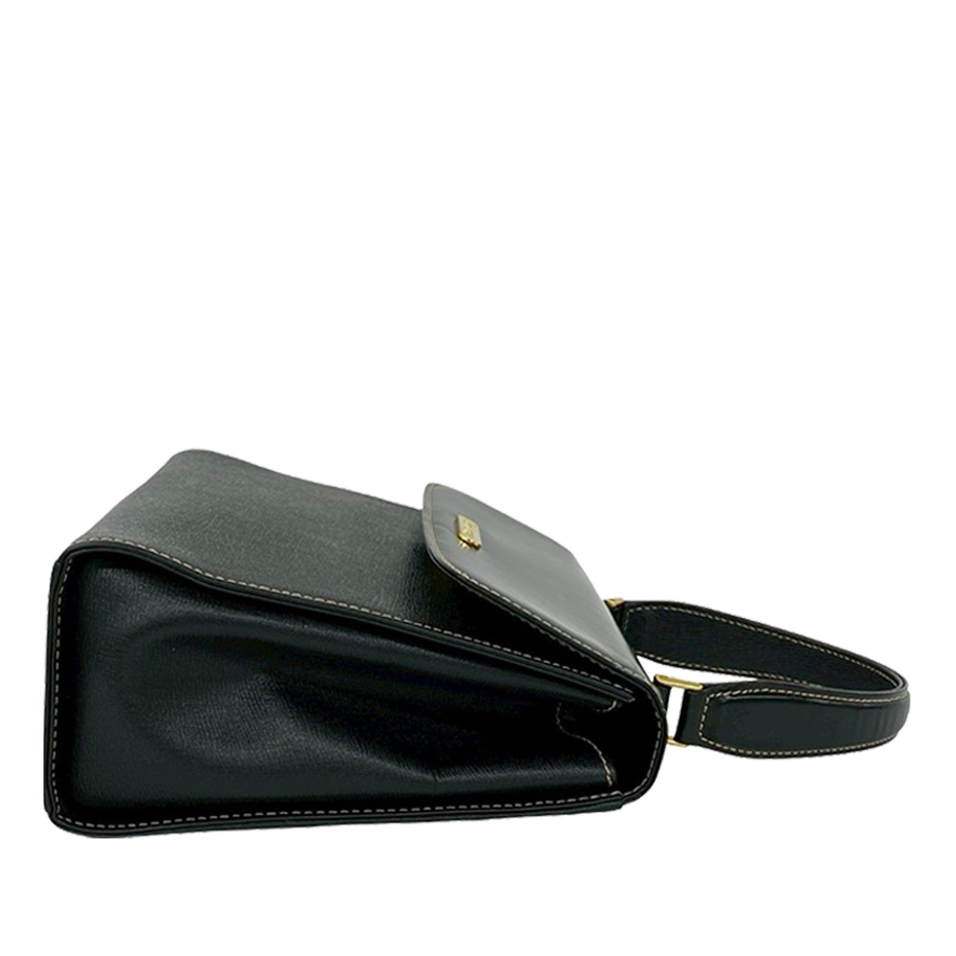 Leather Top Handle Bag