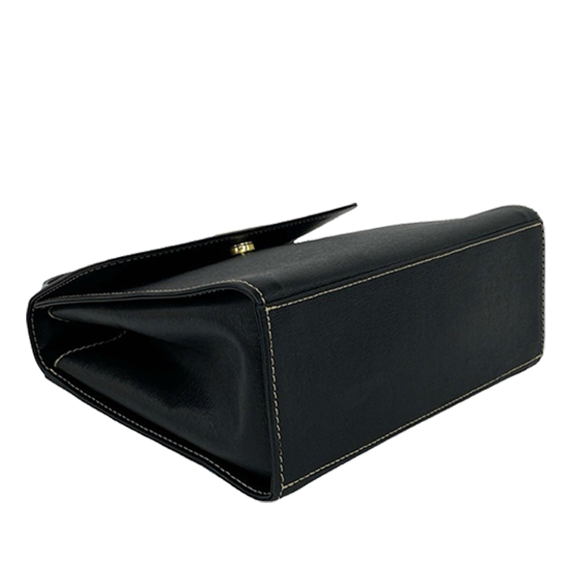 Leather Top Handle Bag
