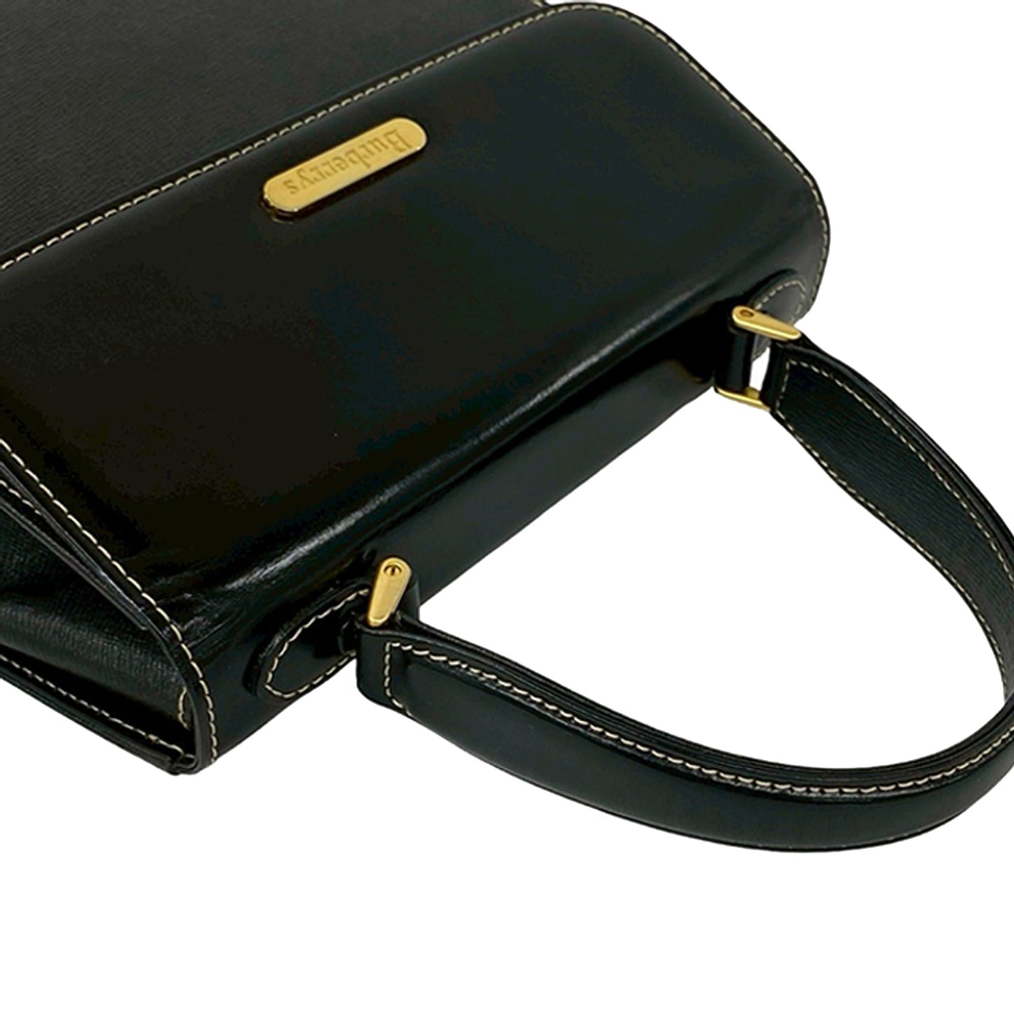 Leather Top Handle Bag