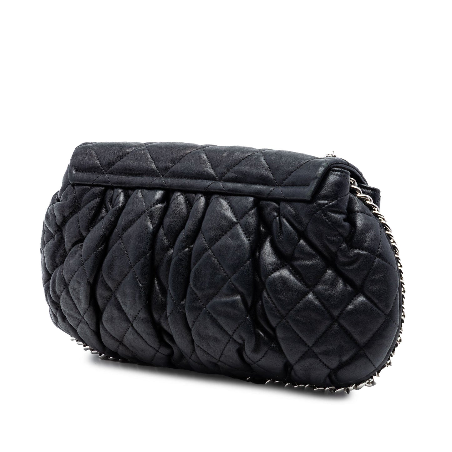 Chanel CC Quilted Lambskin Chain Around Flap