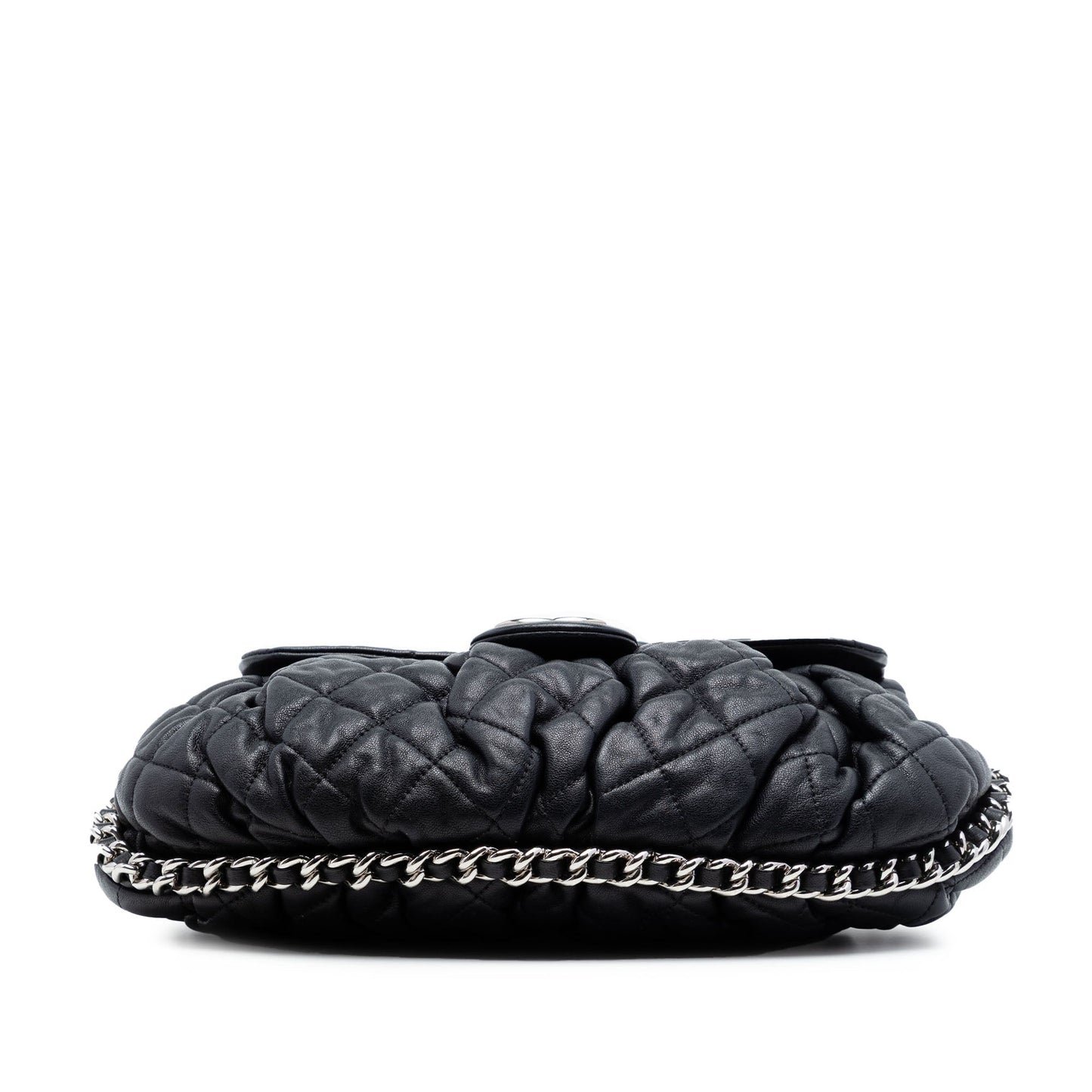 Chanel CC Quilted Lambskin Chain Around Flap