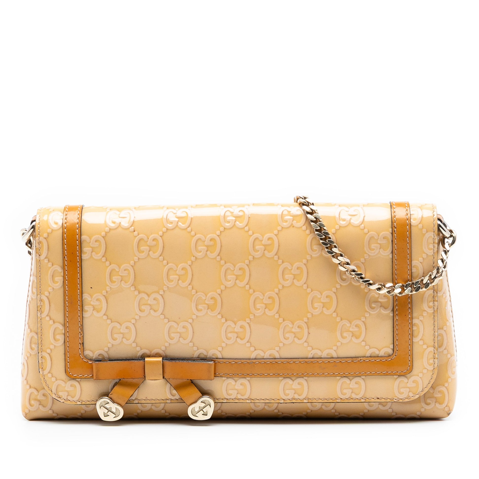Gucci Guccissima Patent Mayfair Shoulder Bag