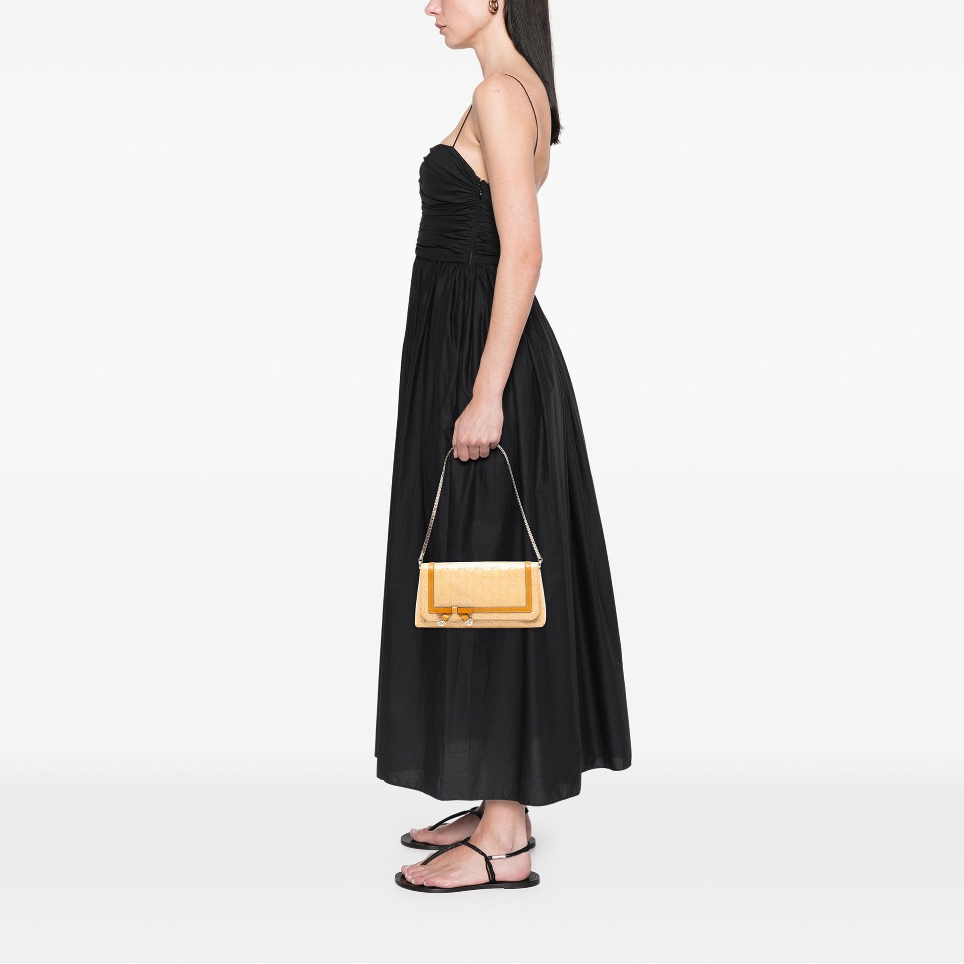 Gucci Guccissima Patent Mayfair Shoulder Bag