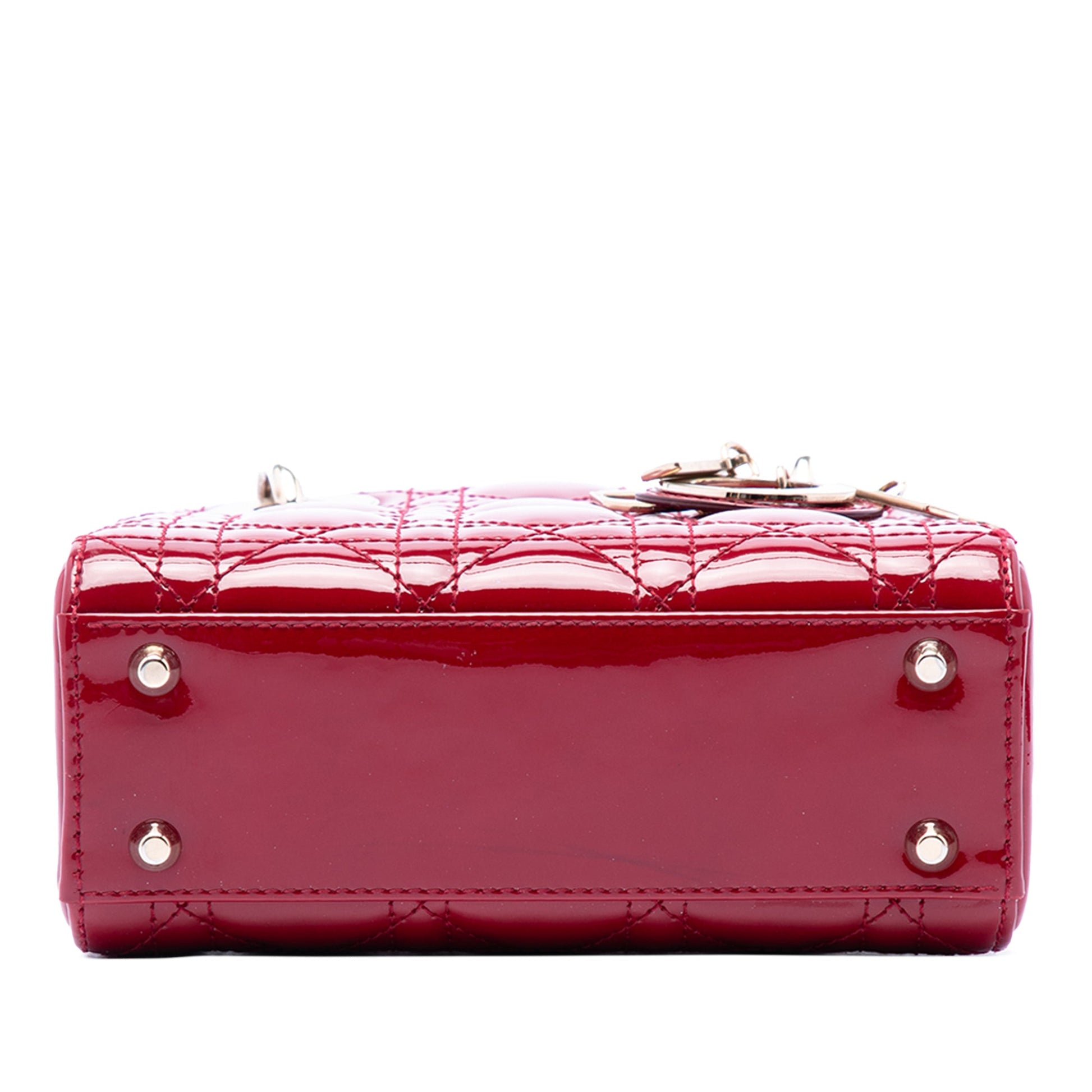 Dior Mini Patent Cannage Lady Dior