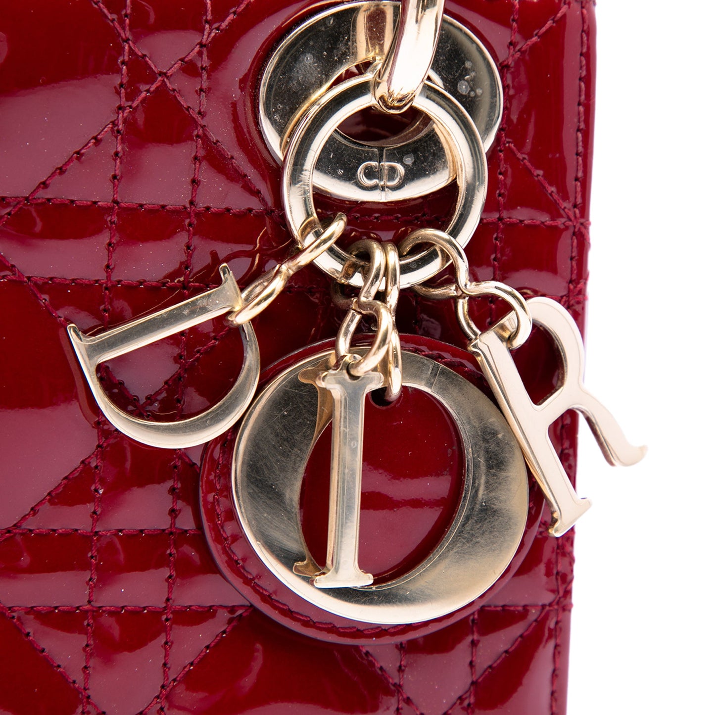 Dior Mini Patent Cannage Lady Dior