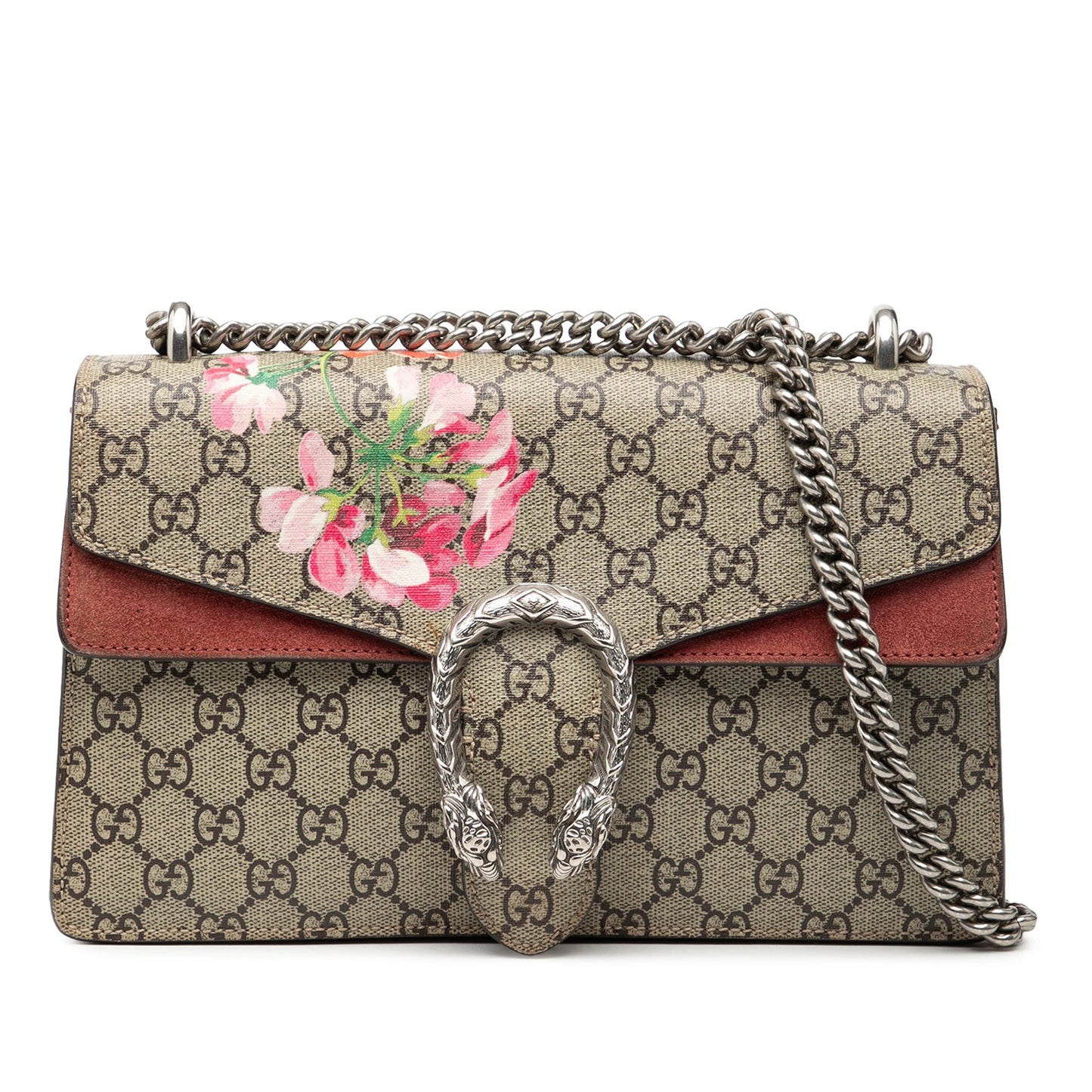 Gucci Medium GG Supreme Blooms Dionysus Shoulder Bag