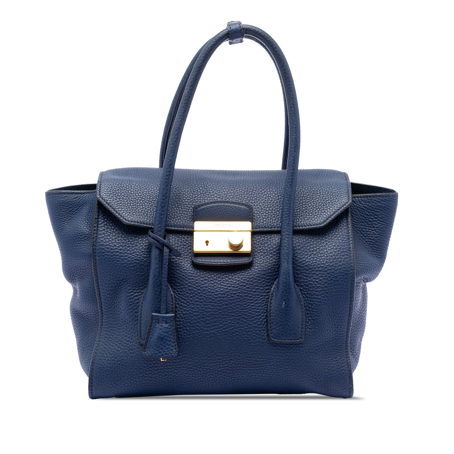 Prada Vitello Daino Sound Lock Satchel