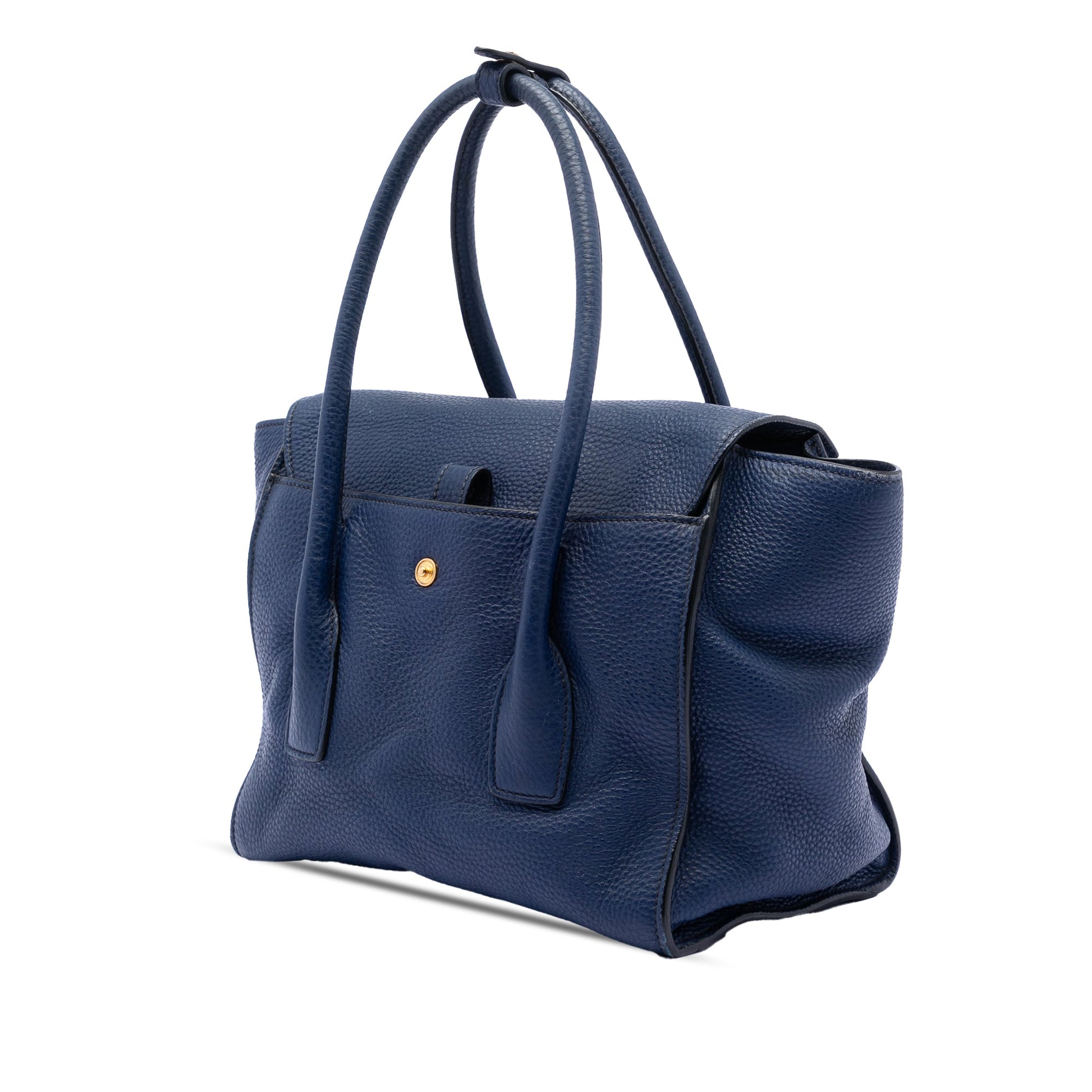 Prada Vitello Daino Sound Lock Satchel