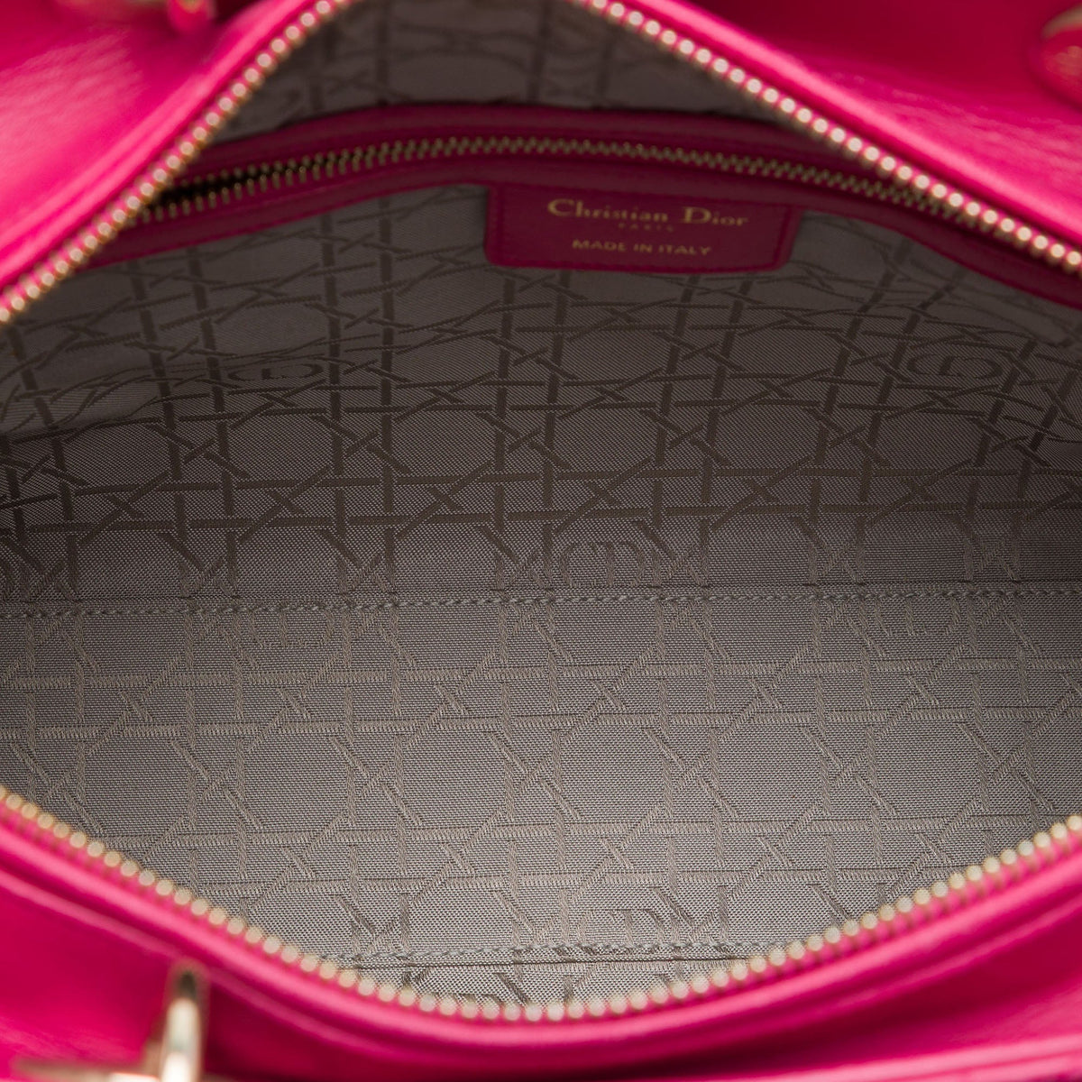 Dior Large Lambskin Cannage Lady Dior