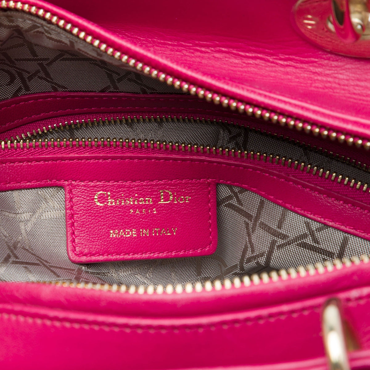 Dior Large Lambskin Cannage Lady Dior
