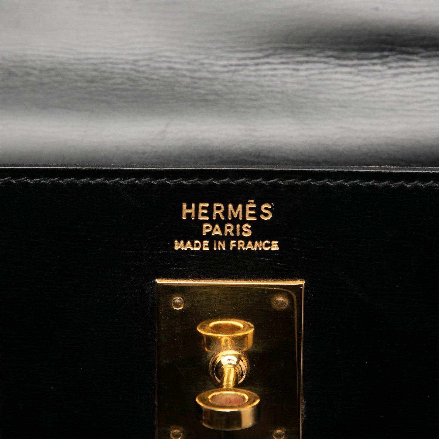 Hermès Box Calf Kelly Sellier 35
