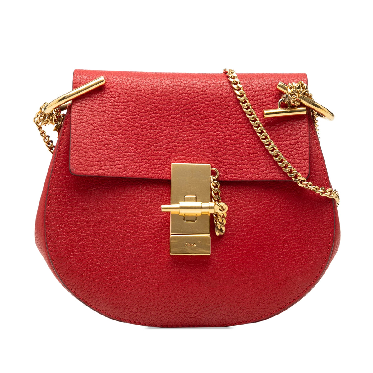 Chloé Mini Leather Drew Crossbody