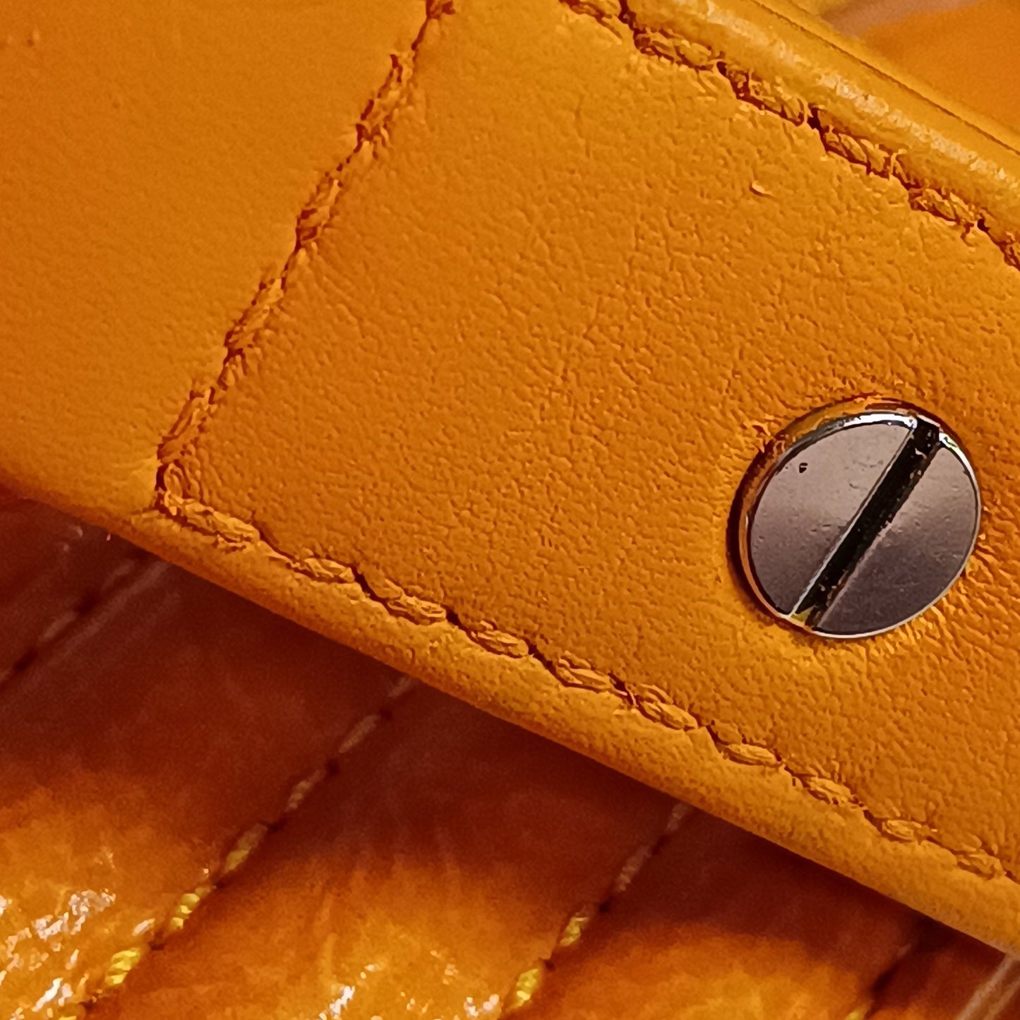 Chanel Old Medium Quilted Patent Boy Flap