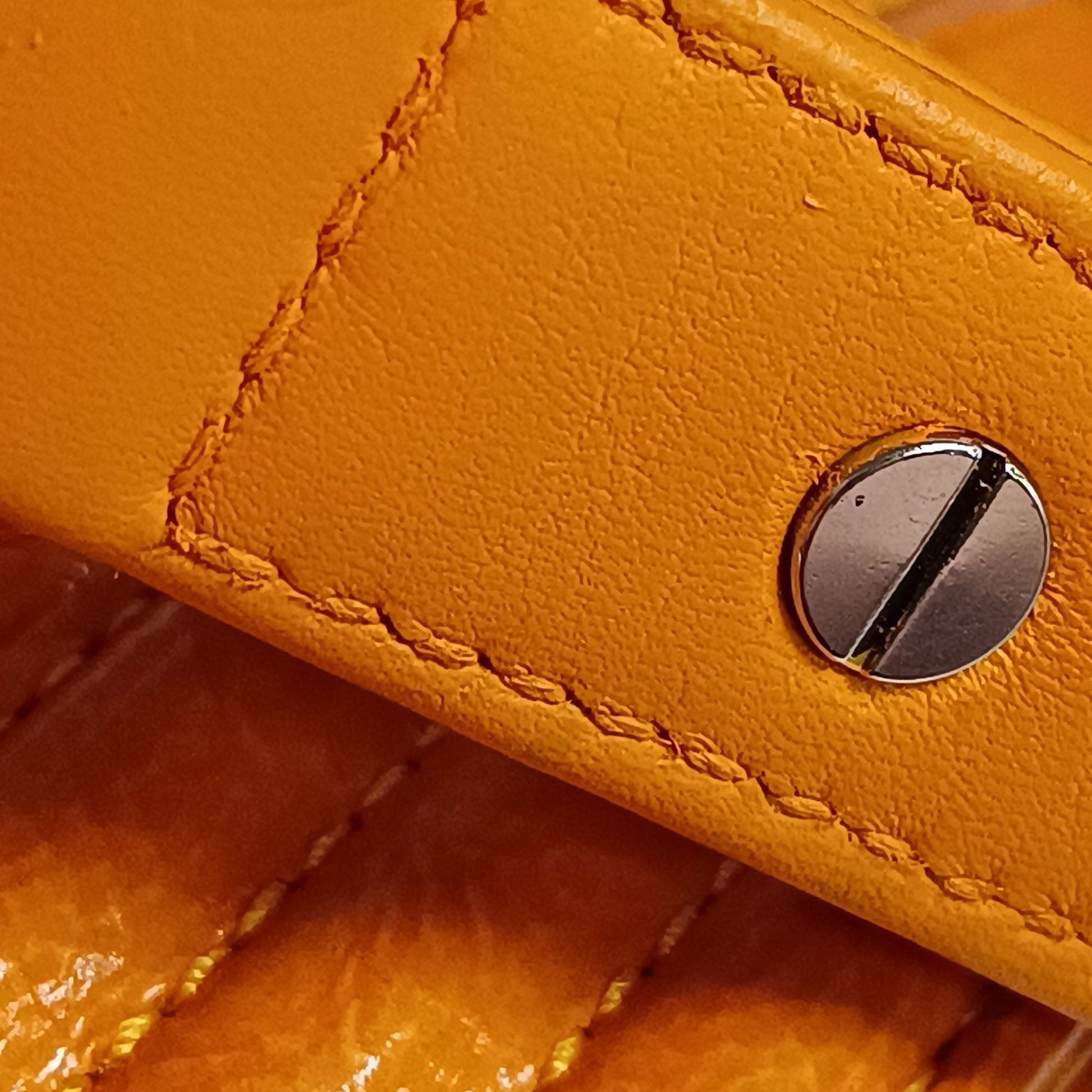 Chanel Old Medium Quilted Patent Boy Flap