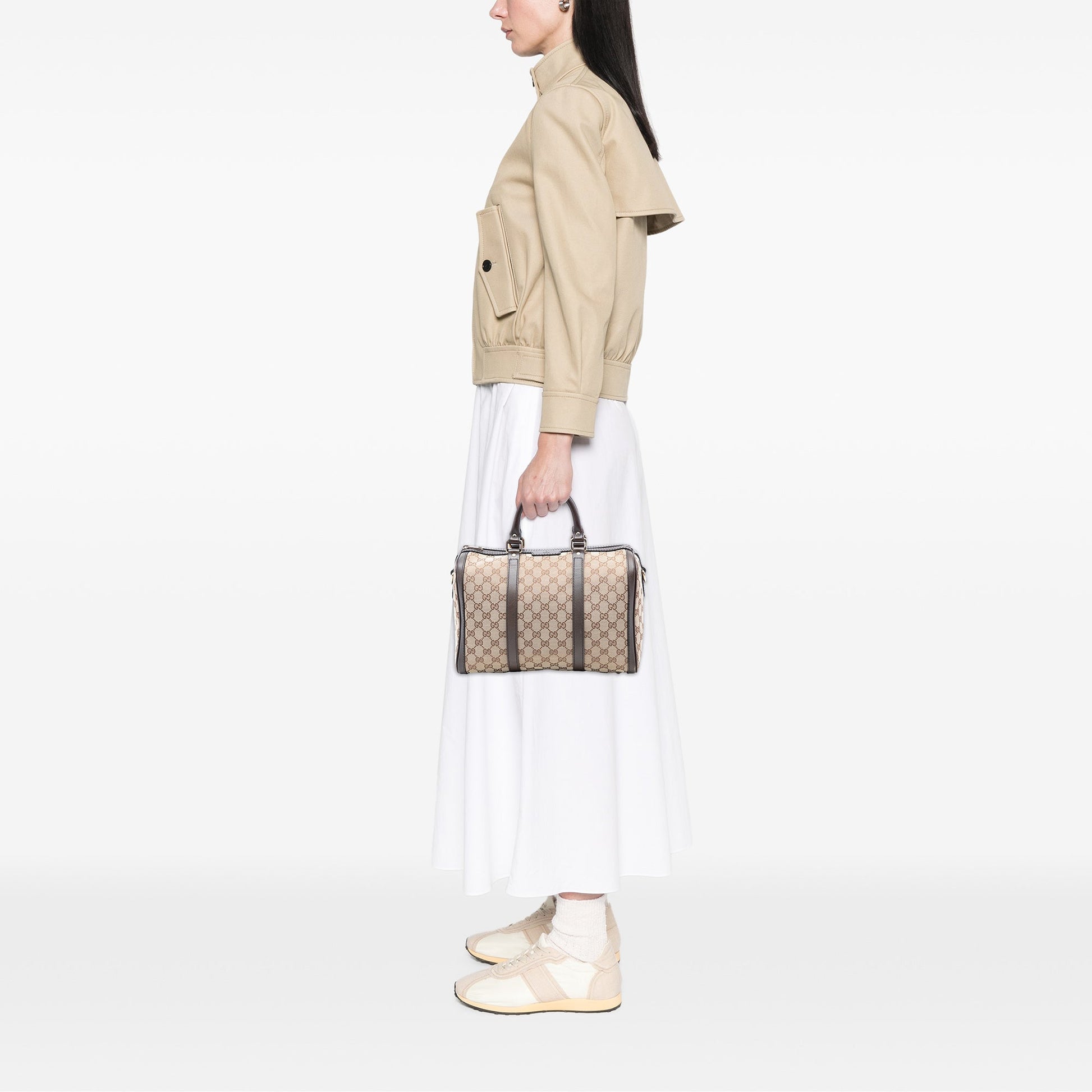 Gucci Medium GG Canvas Joy Boston Bag