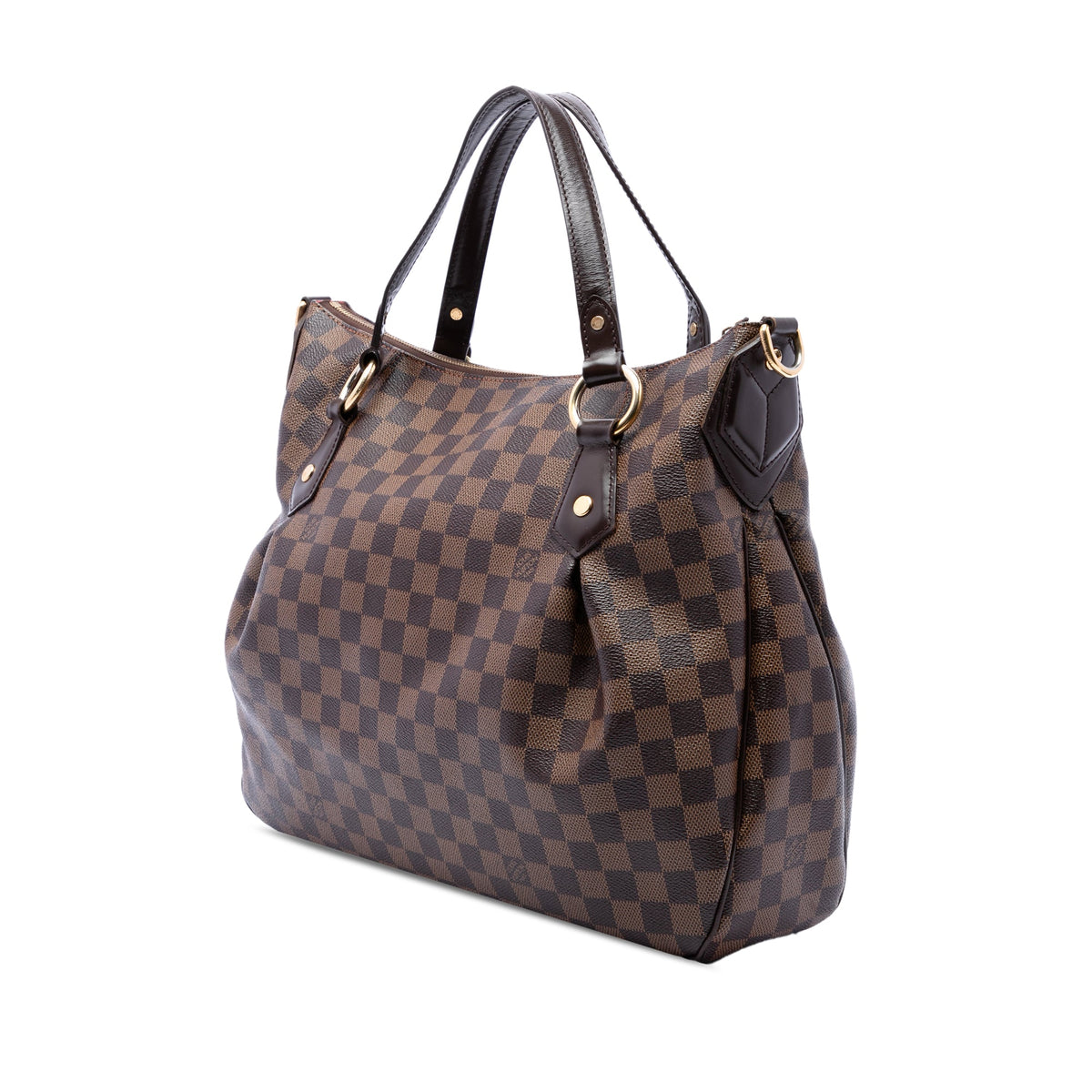 Louis Vuitton Damier Ebene Evora MM — Brown
