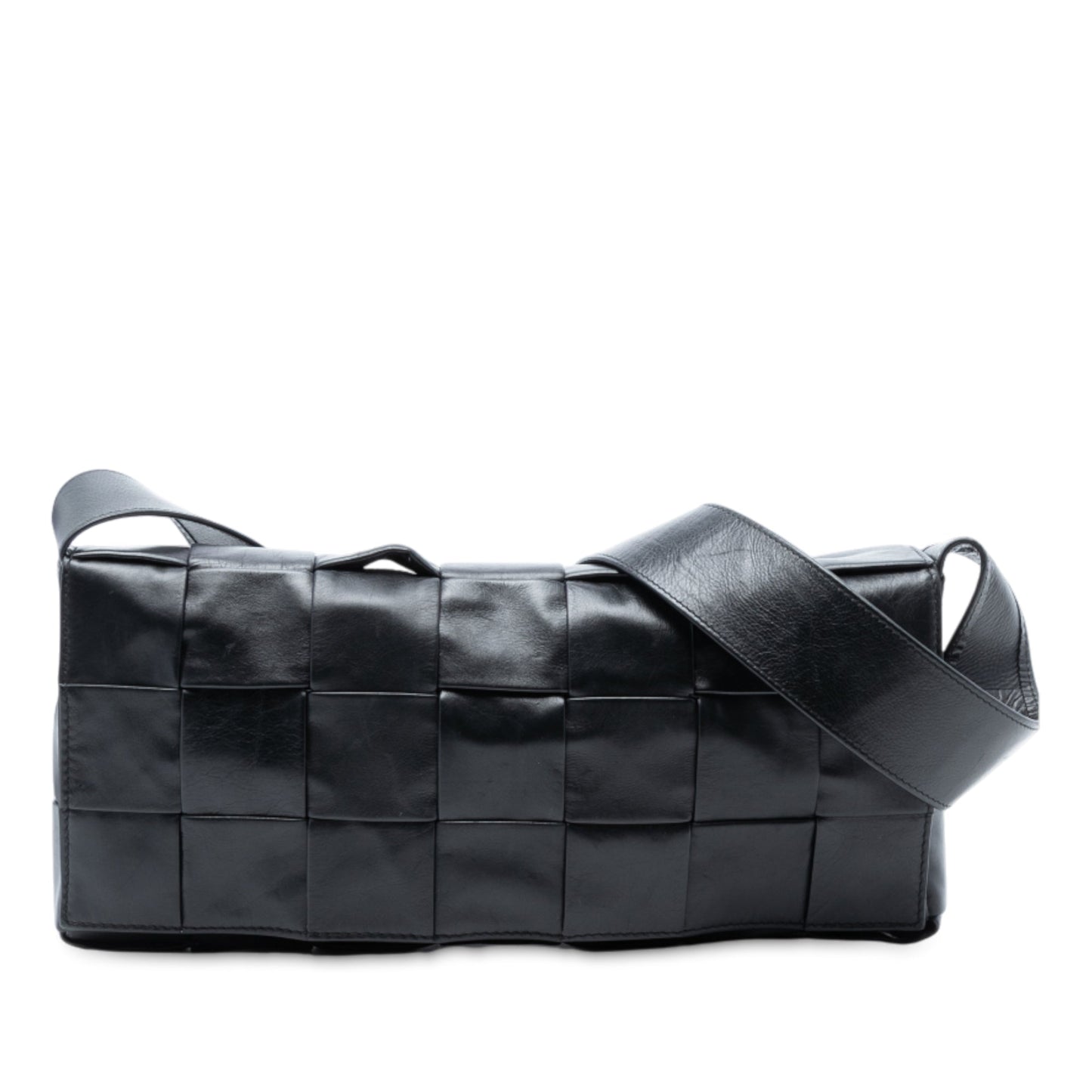 Bottega Veneta Stretch Paper Calfskin Intrecciato Cassette Crossbody