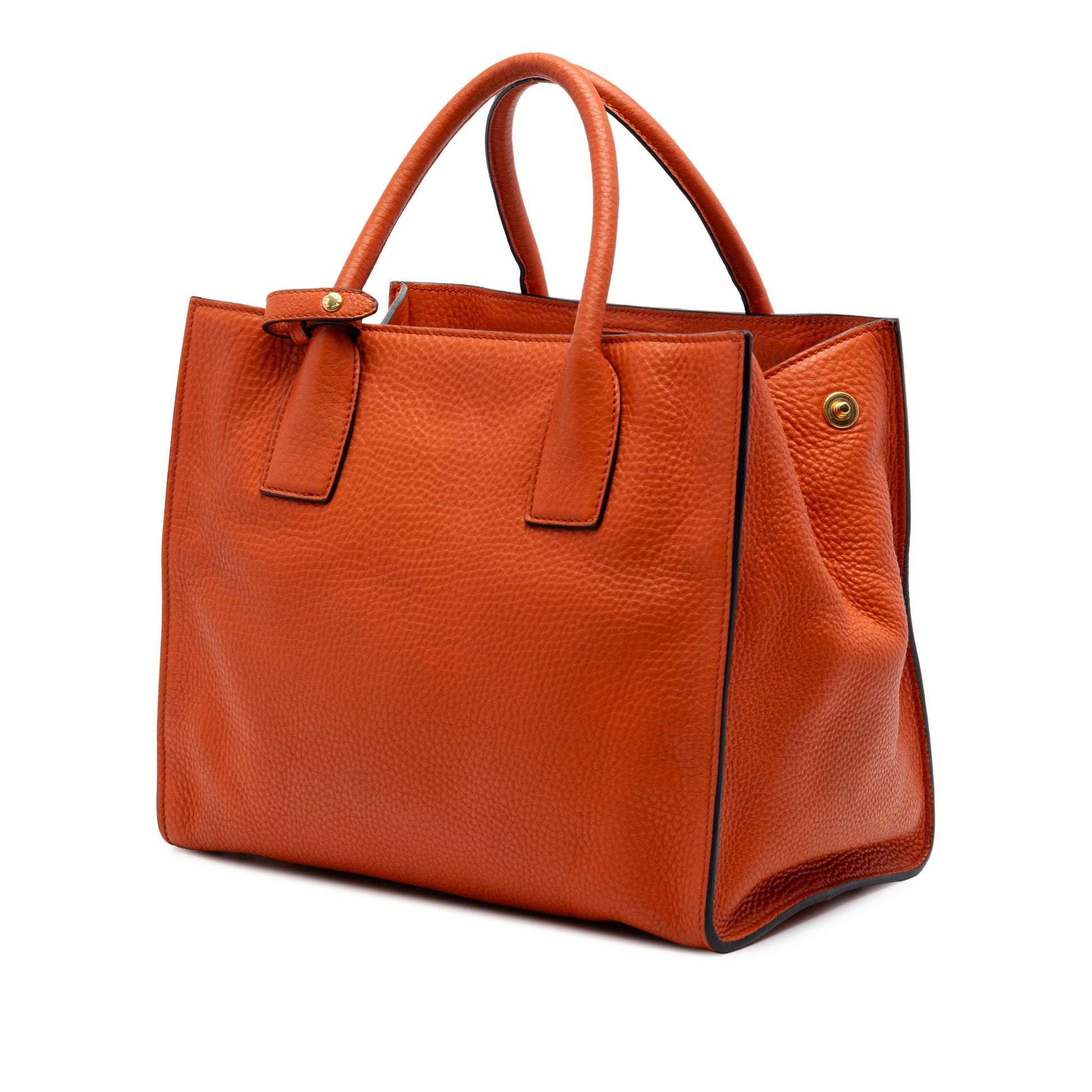 Prada Vitello Daino Open Convertible Tote