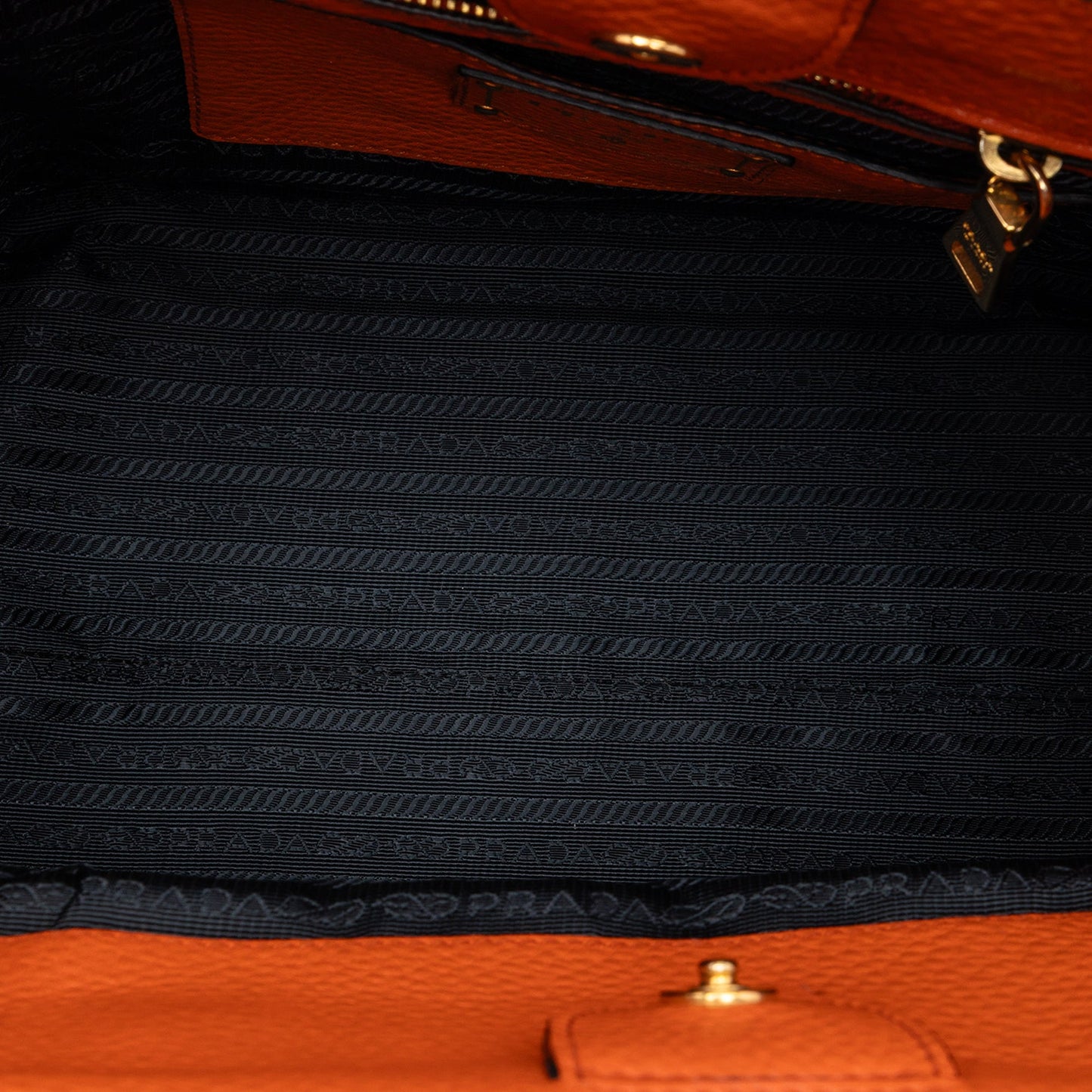 Prada Vitello Daino Open Convertible Tote