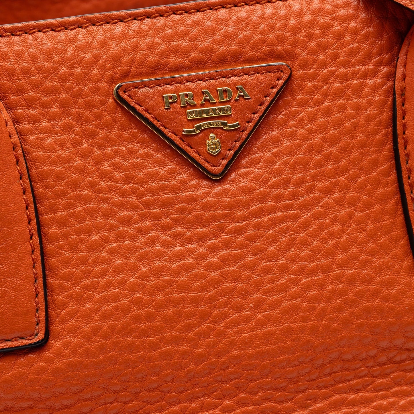Prada Vitello Daino Open Convertible Tote