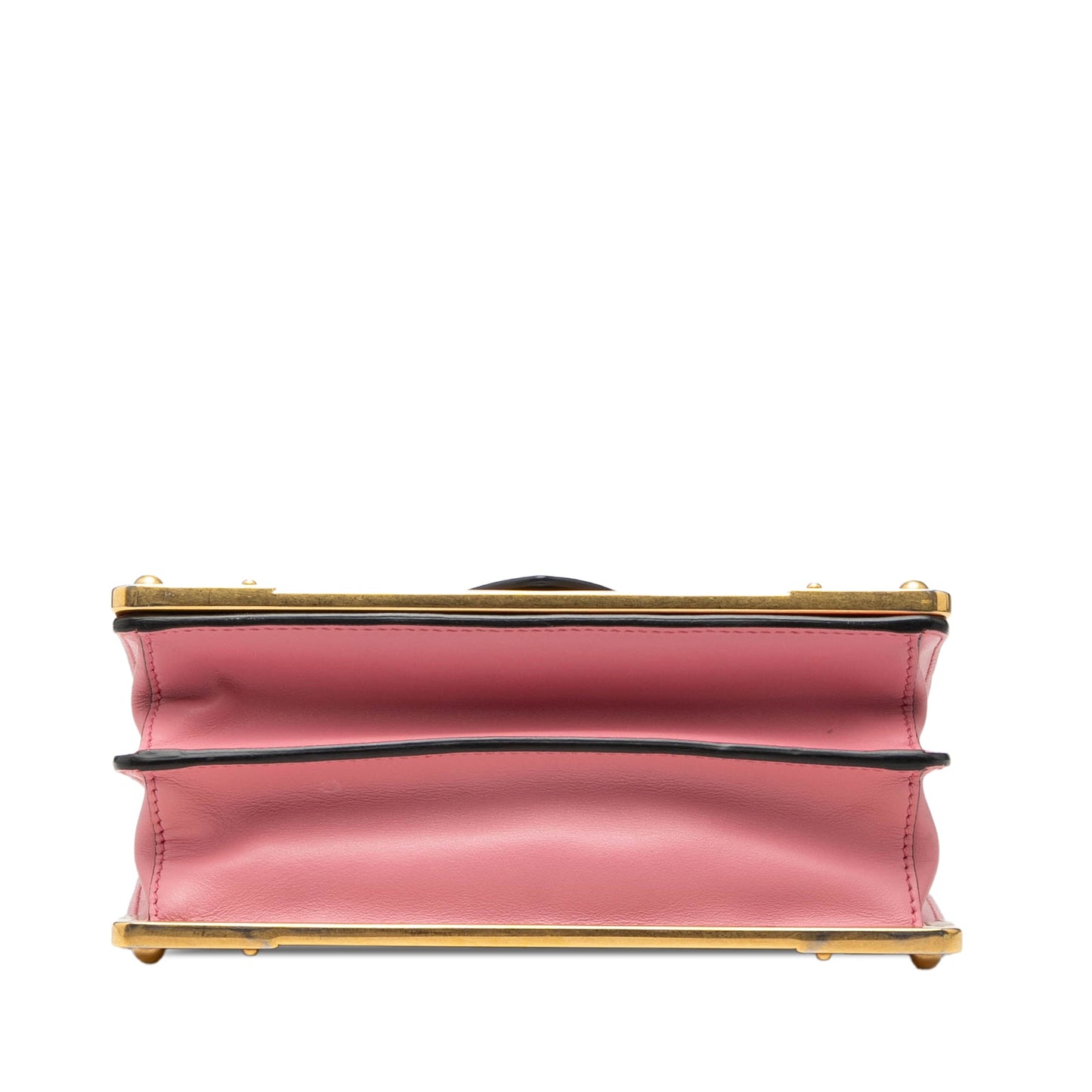 Prada Saffiano Trimmed City Calf Cahier Crossbody