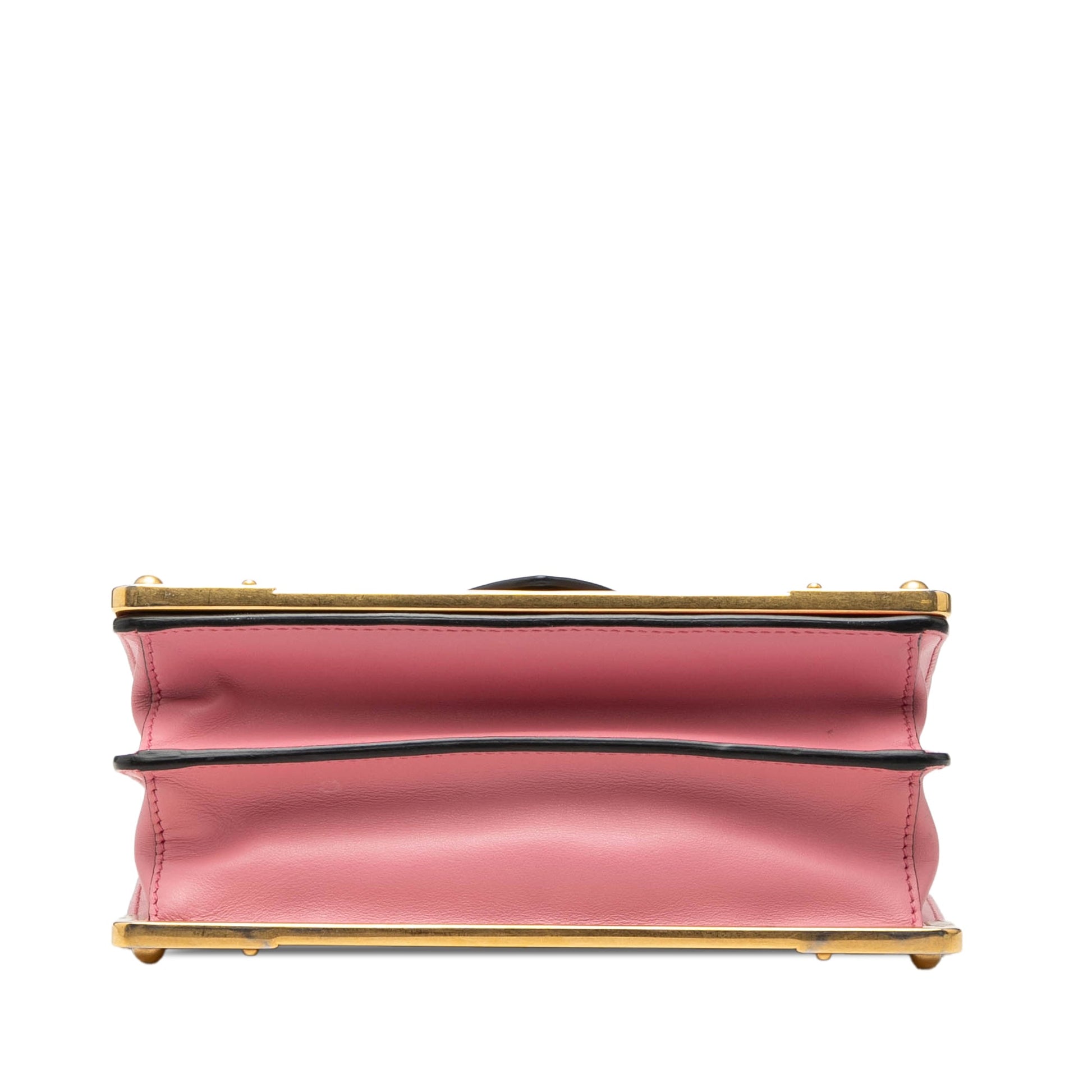 Prada Saffiano Trimmed City Calf Cahier Crossbody
