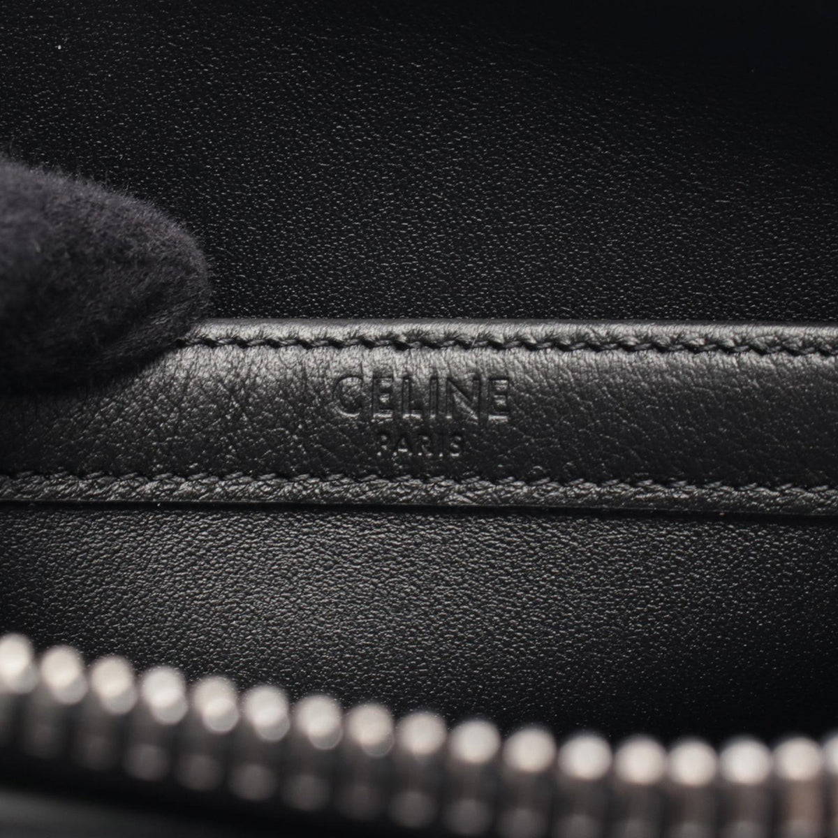 Celine Medium Triomphe Embossed Leather Crossbody