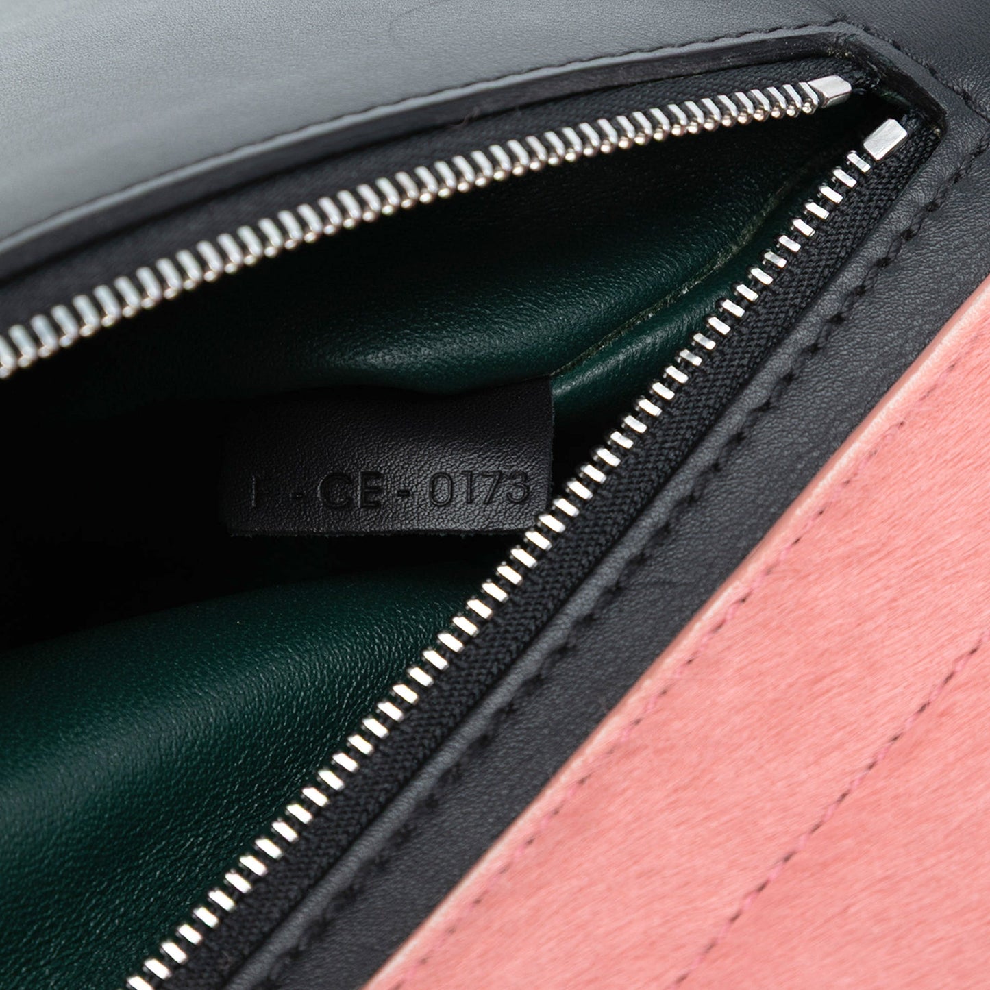Celine Medium Tricolor Calfskin and Ponyhair Trapeze Satchel