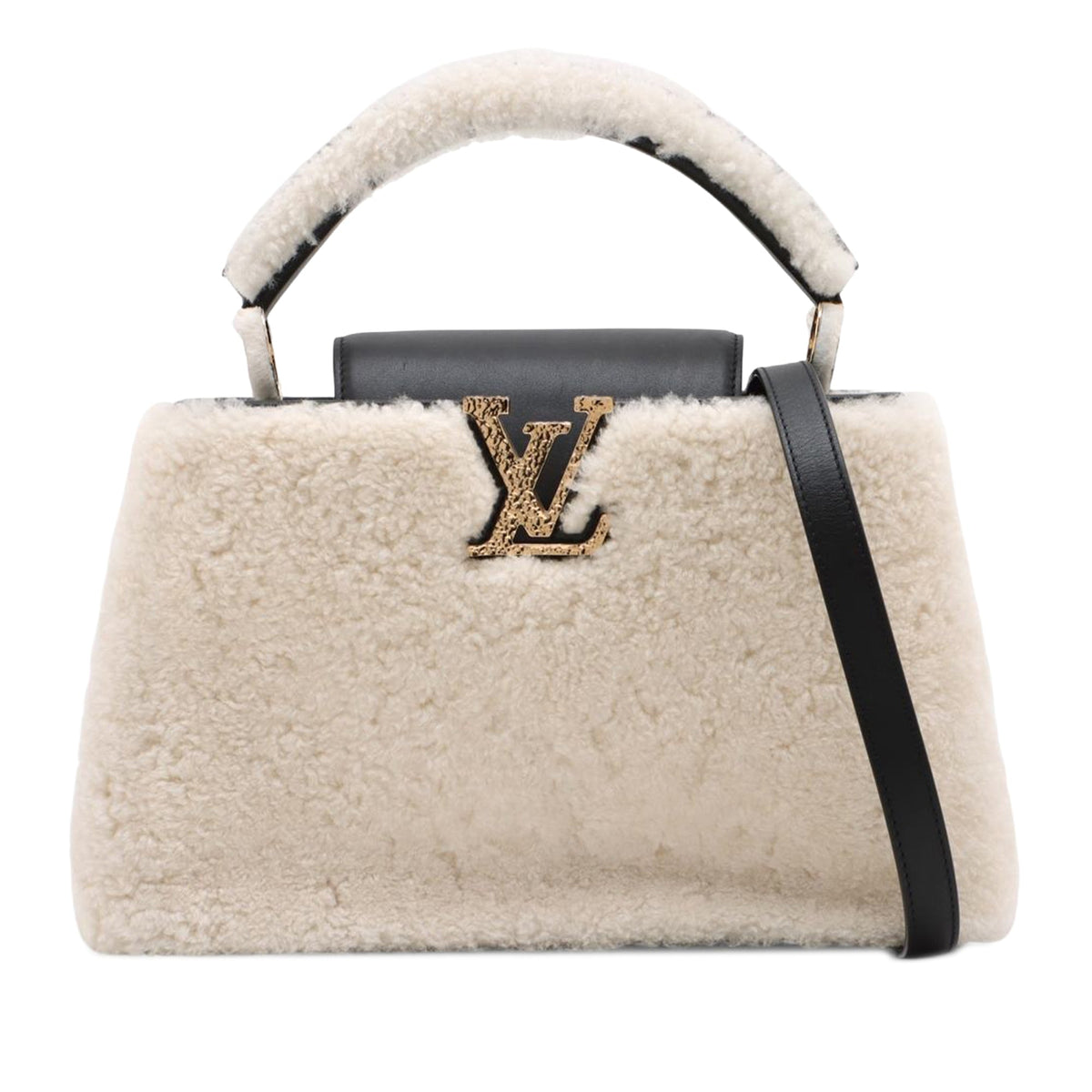 Louis Vuitton Shearling Capucines PM
