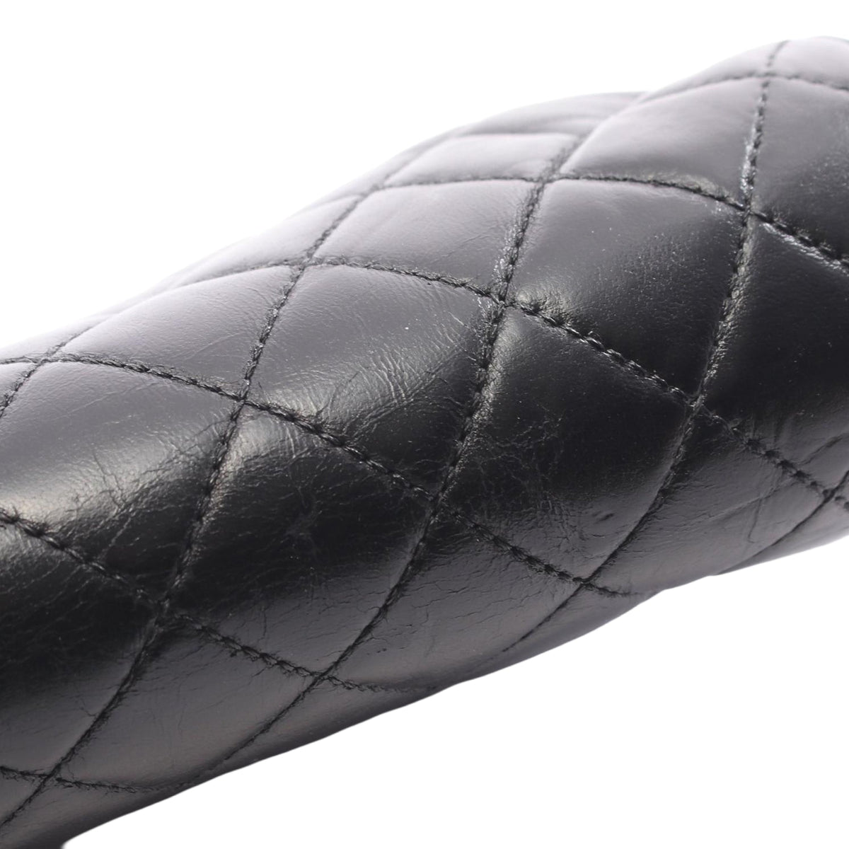 Chanel Quilted Lambskin Clutch — Black