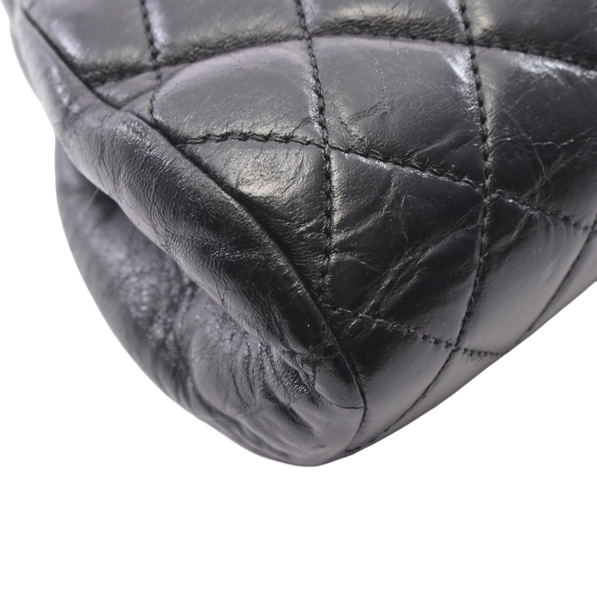 Chanel Quilted Lambskin Clutch — Black