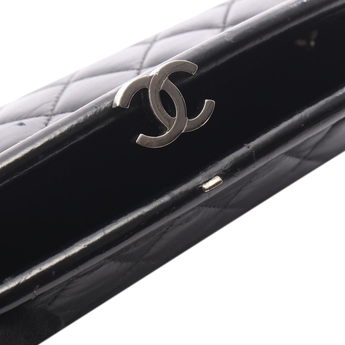 Chanel Quilted Lambskin Clutch — Black