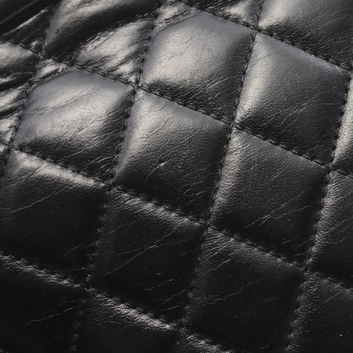 Chanel Quilted Lambskin Clutch — Black